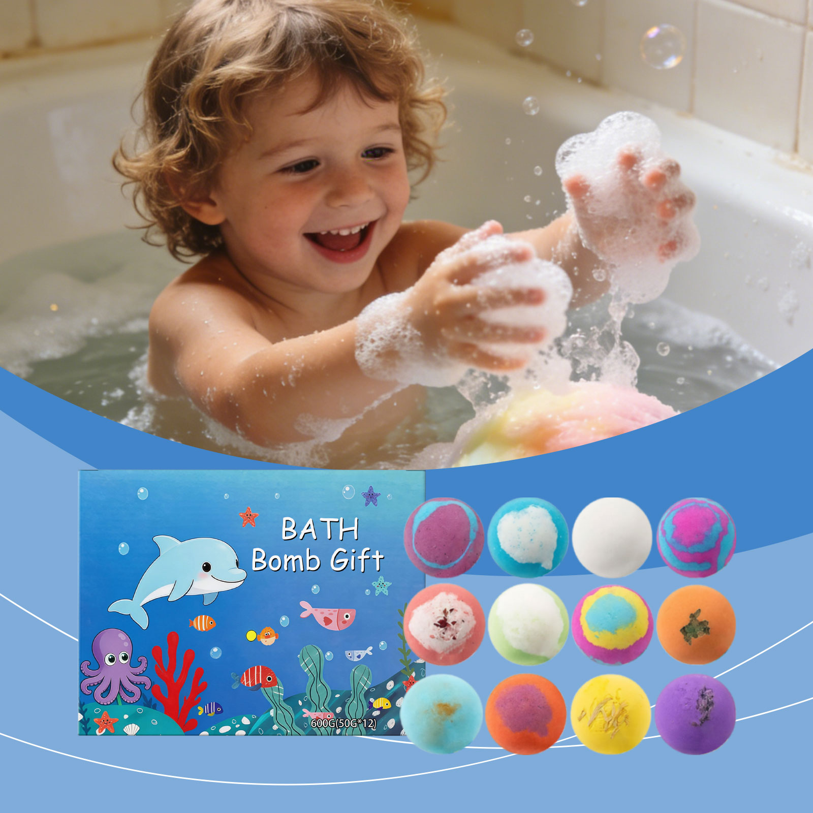 Doll Shaped Bath Salt Bomb Gift Set With Gentle Soothing Ingredients For Body Relaxation Daily Shower Use