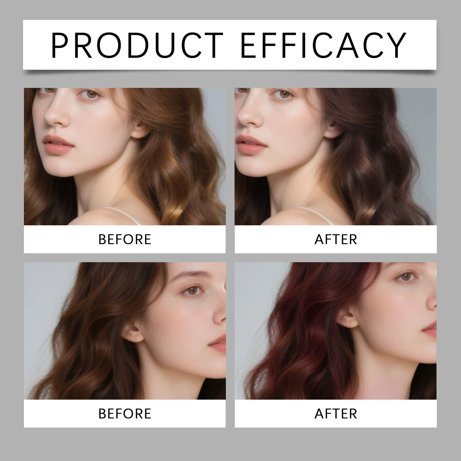 (Black) Mild Natural Disposable Portable Daily Brown Hair Color Touch Up Spray For Hair Coloring Repair