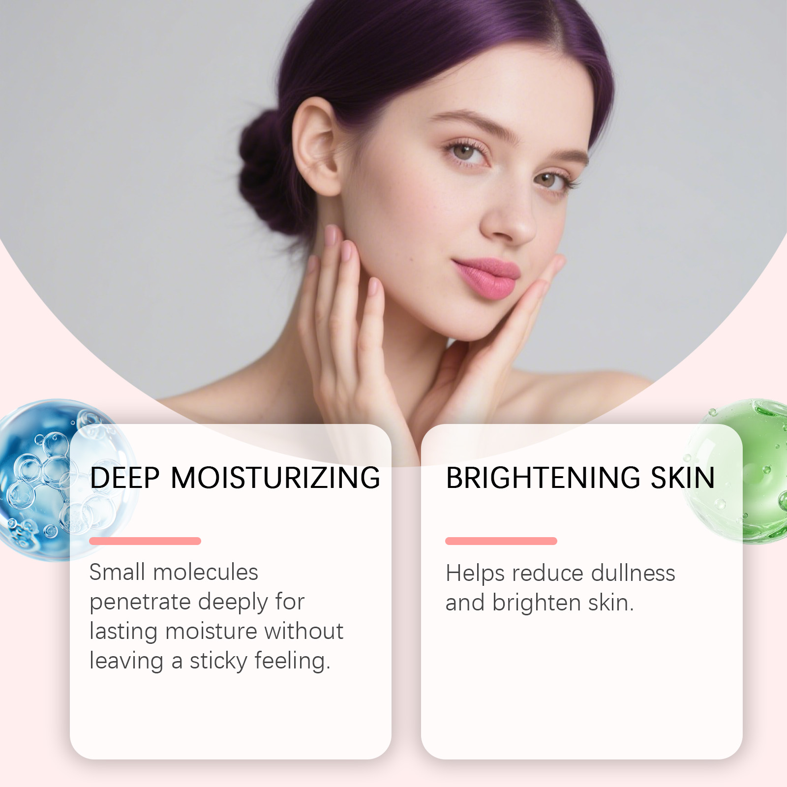 Collagen Soothing Essence Cotton Pad Moisturizing Hydrating Brightening Mild Ingredients Balance Skin Oil Daily Skin Care