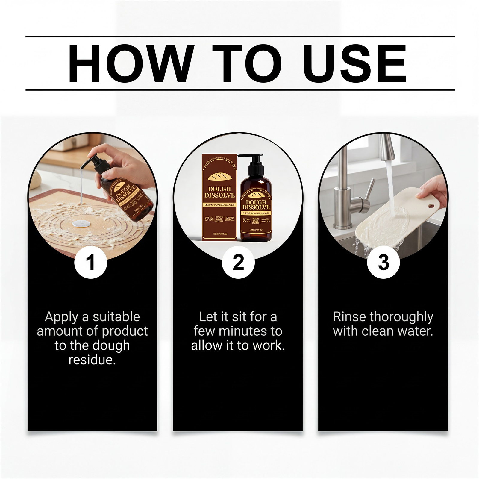 Dough Dissolver Neutral Formula Mild On Hands Easy To Rinse Food Grade Kitchen Cleaner For Pasta Processing