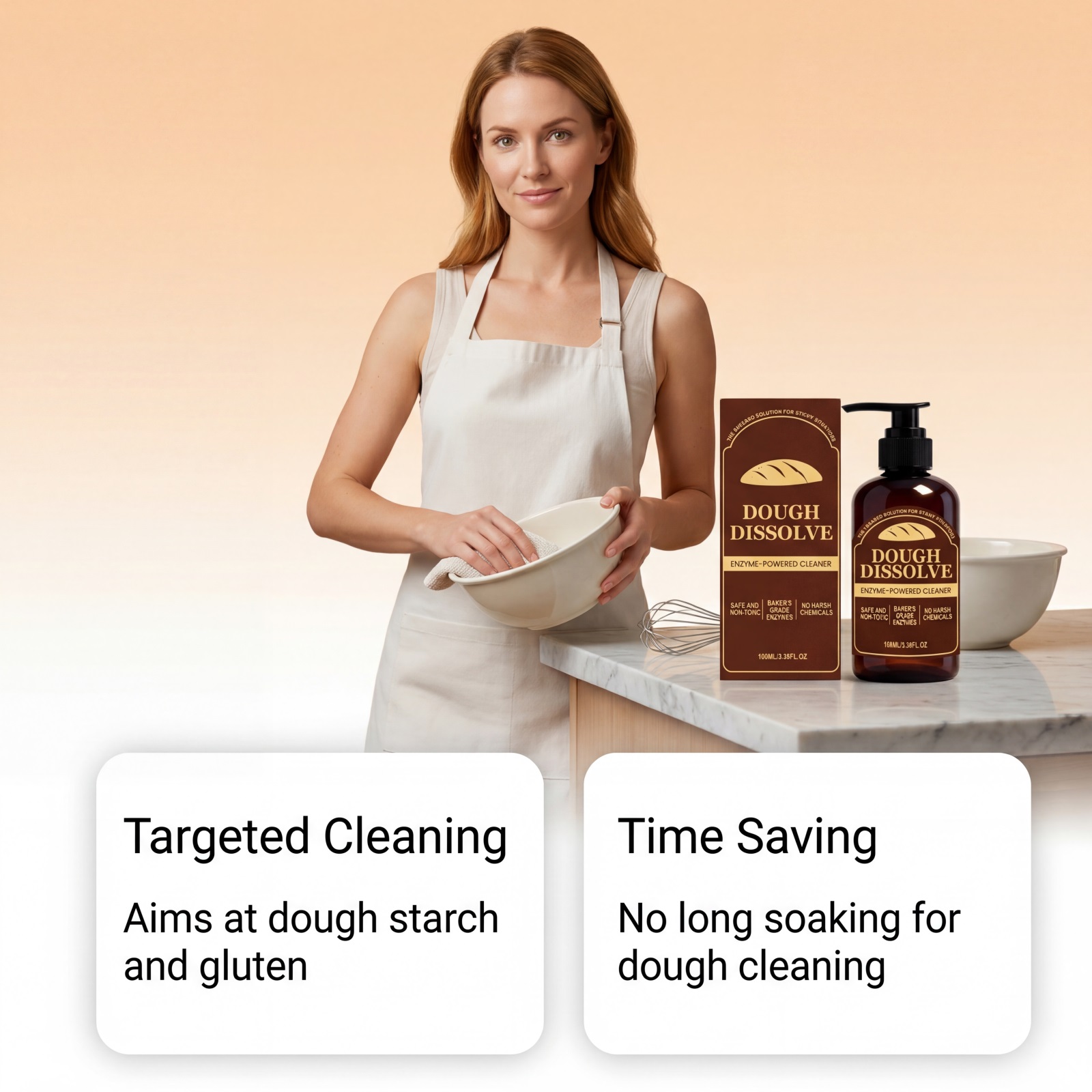 Dough Dissolver Neutral Formula Mild On Hands Easy To Rinse Food Grade Kitchen Cleaner For Pasta Processing