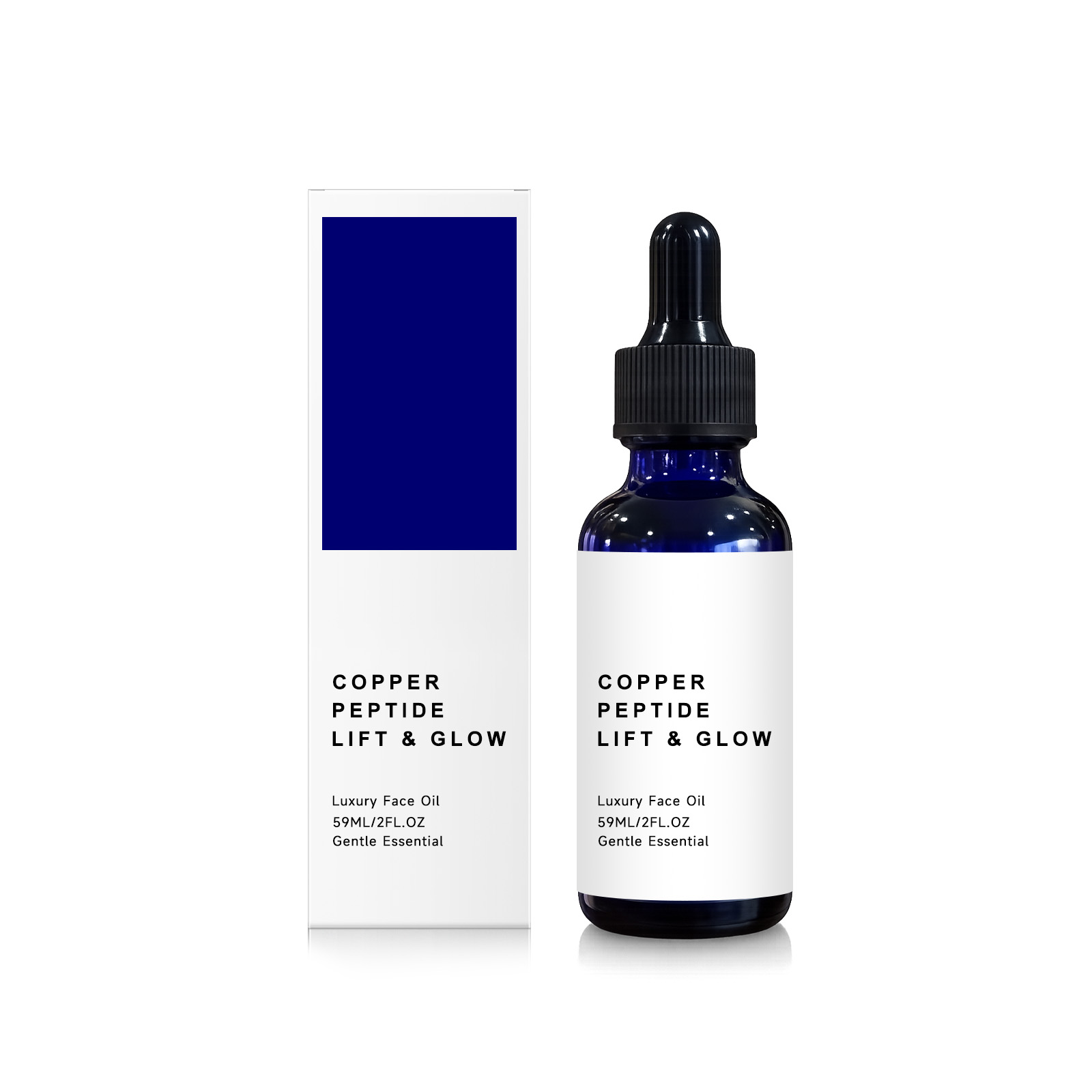 Copper Peptide Skin Care Oil Moisturizing Soothing Mild Hydrating Soft Glow Essence For Facial Skin Care