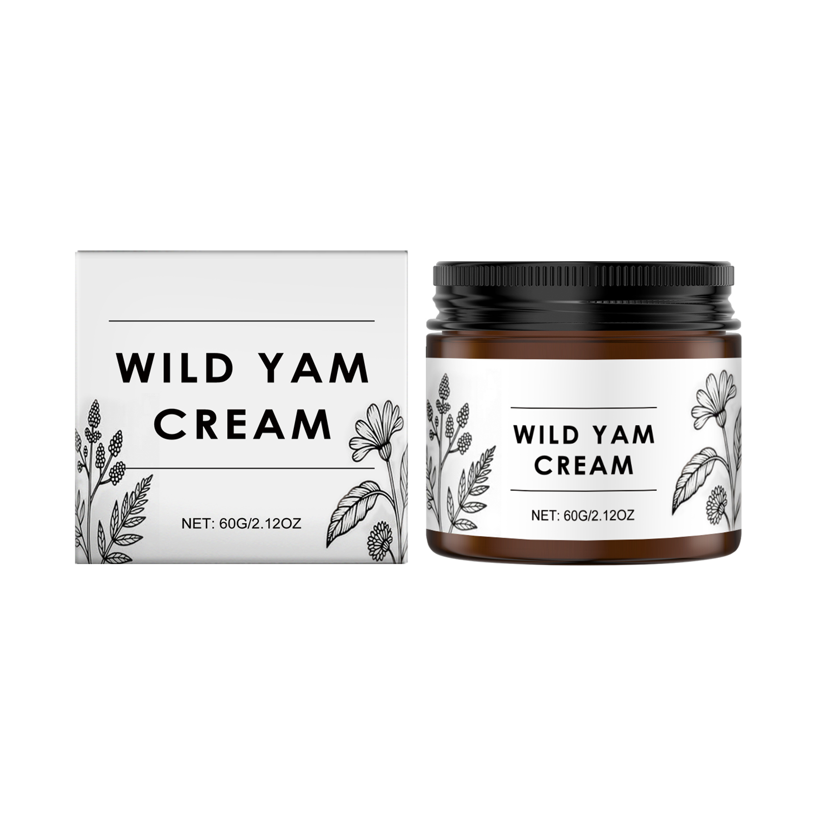 Wild Yam Balancing Moisturizing Cream For Women Face Body Universal Quick Absorb Boost Skin Elasticity Bright Translucent Radiance