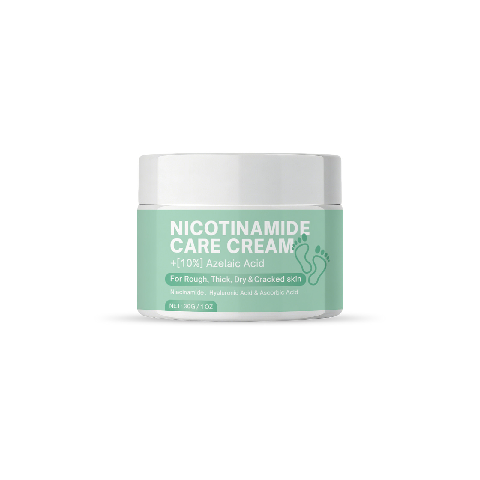 Nicotinamide Foot Care Cream Guard Epidermis Moisturize Tender Elastic Hydrate Radiant Daily Tissue Keep Silky