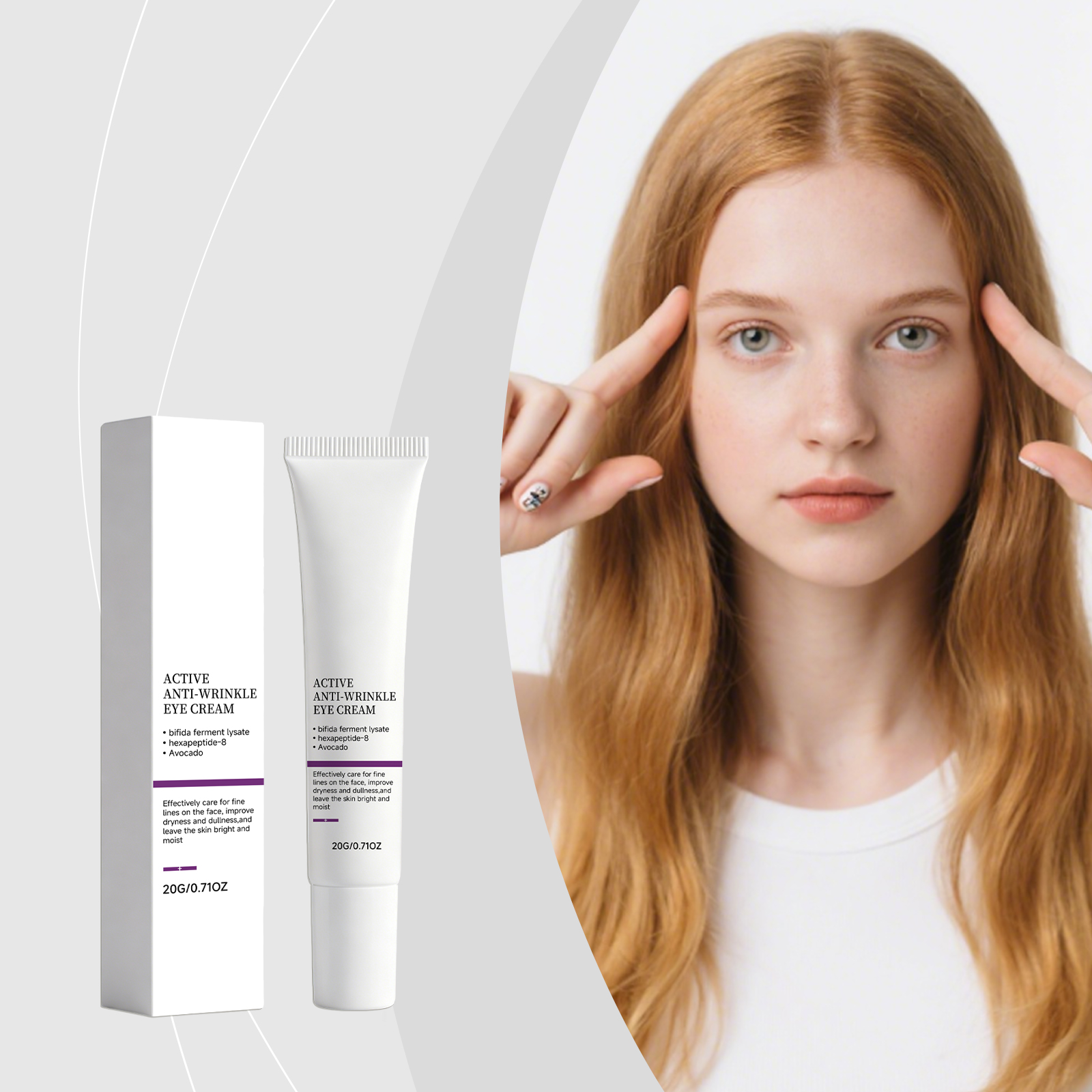 Moisturizing Nourishing Eye Cream Soft Smooth Light Texture Hydrate Skin Around Eyes Gentle Smoothen Massage Care Tissue