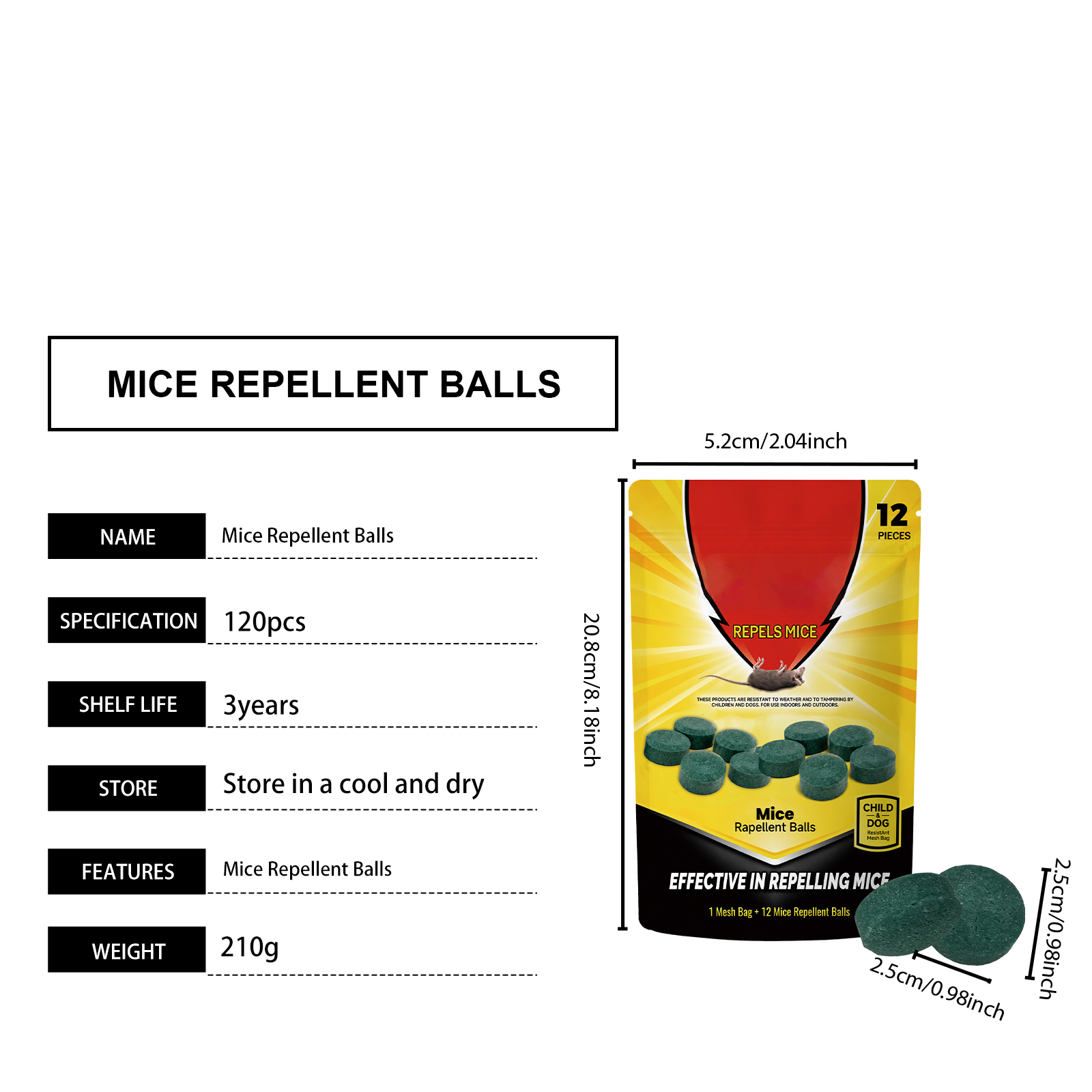 Rat Repellent Pellet Fresh Odor Rat Deterrent Bite Protection Anti Disturb Home Indoor Outdoor Multi Scene Supply