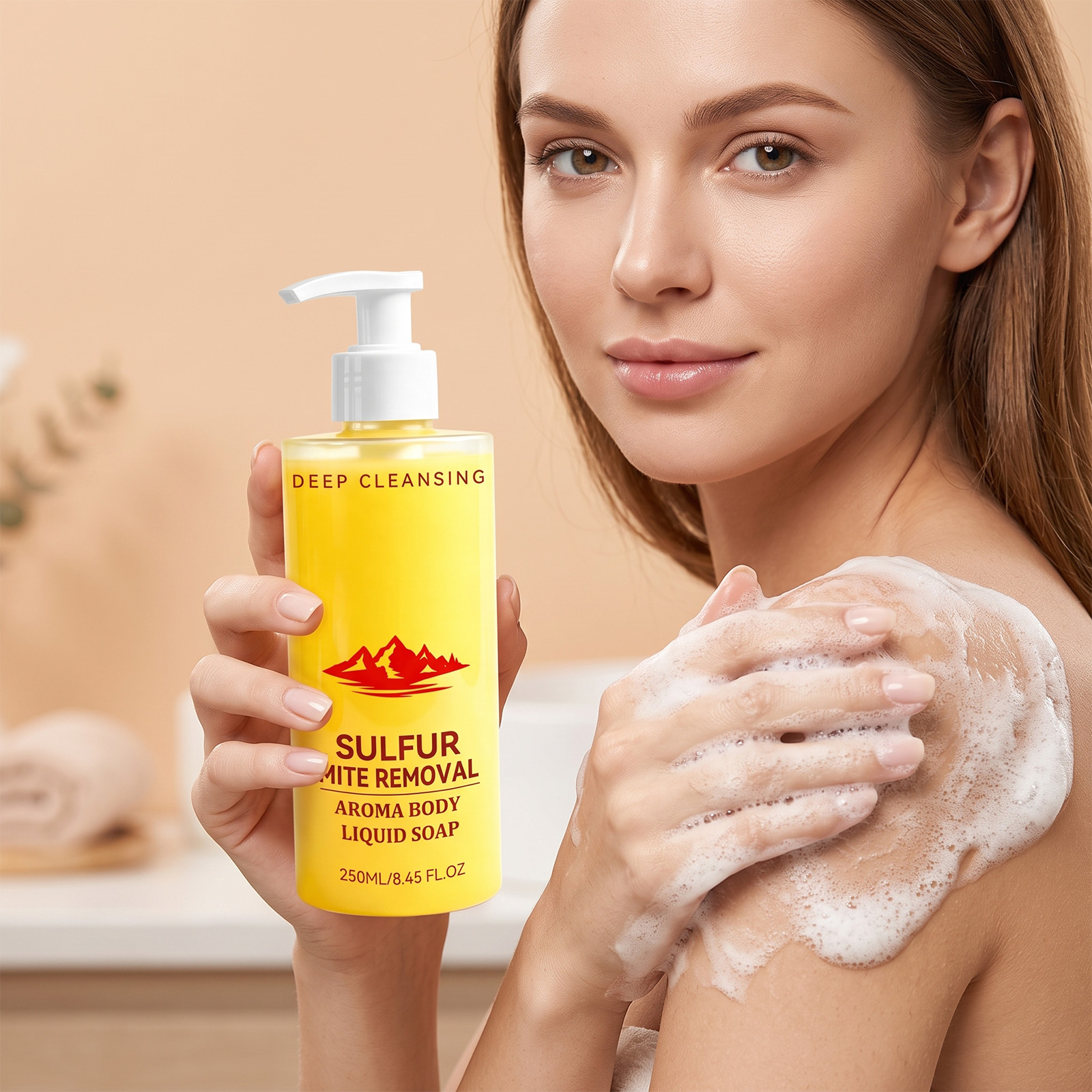 Body Cleansing Liquid Soap Mild Refreshing Moisturizing Delicate Bright Smooth Skin Washing Liquid