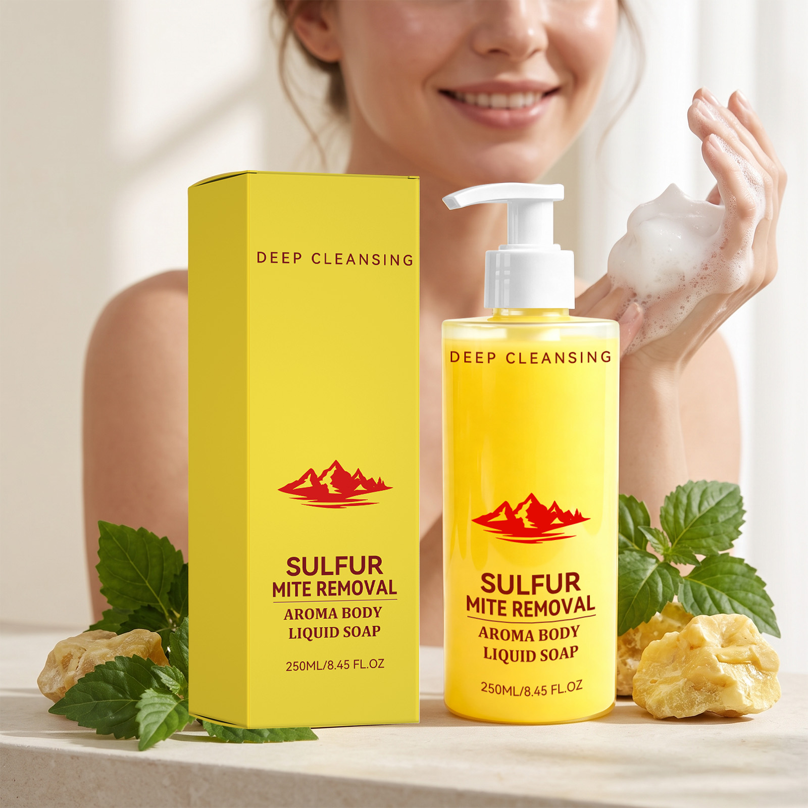Body Cleansing Liquid Soap Mild Refreshing Moisturizing Delicate Bright Smooth Skin Washing Liquid