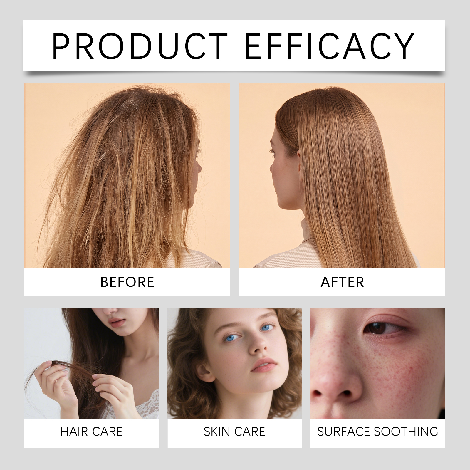 Multi Effect Care Essential Oil Mild Moisturizing Hydrating Nourishing For Hair Body Skin Daily Treatment