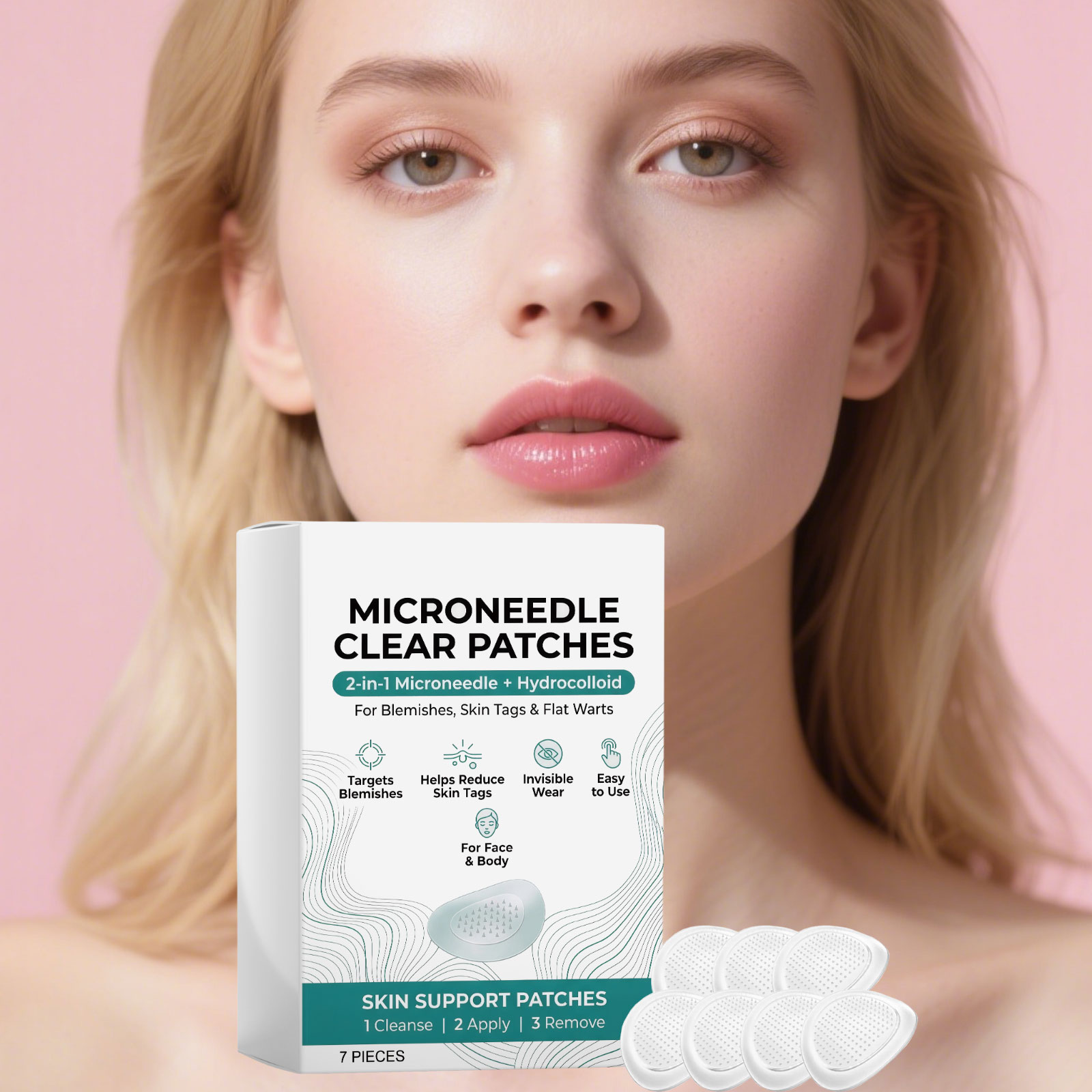 Skin Care Patch Mild Clean Smooth Breathable Soft Material Face Body Acne Spot