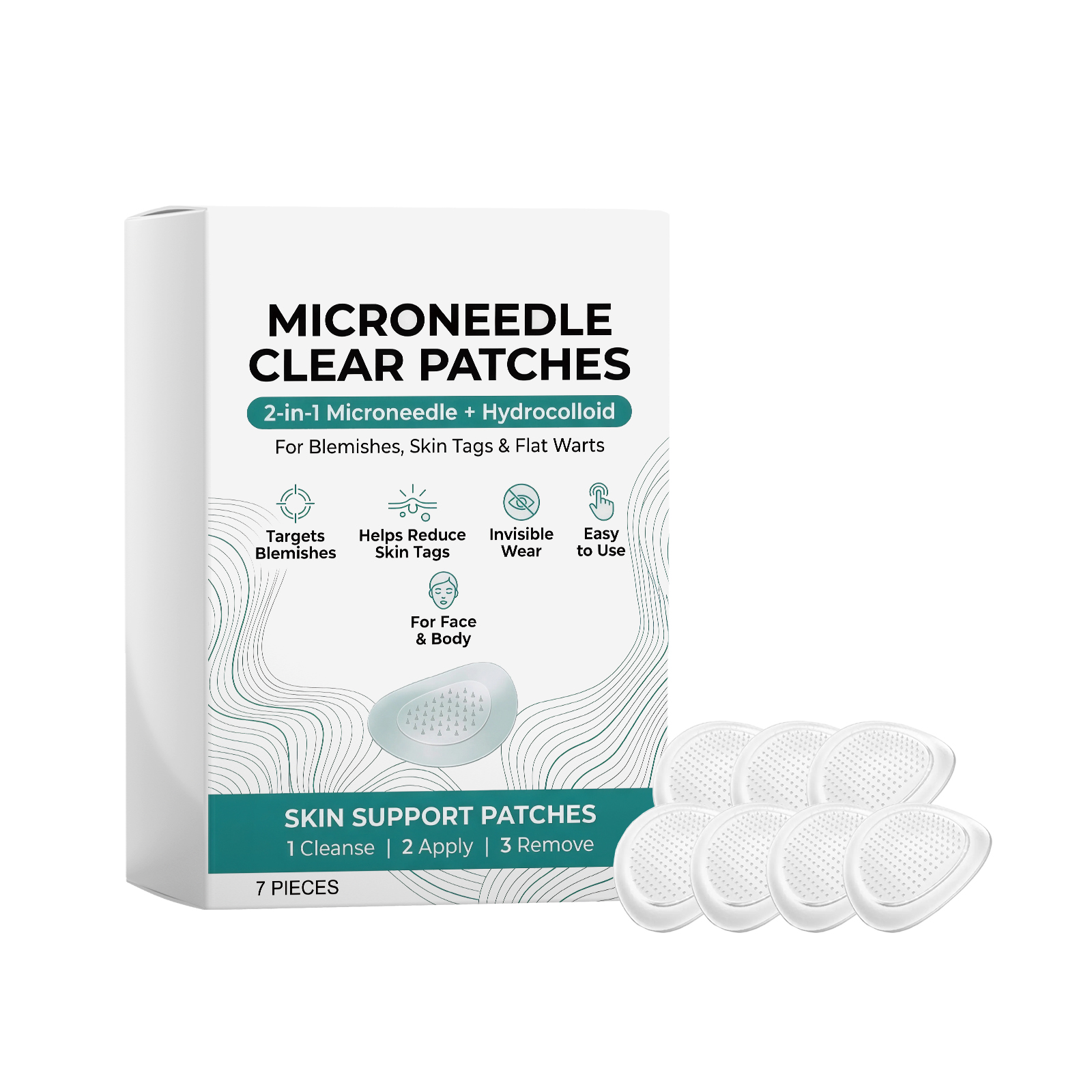 Skin Care Patch Mild Clean Smooth Breathable Soft Material Face Body Acne Spot