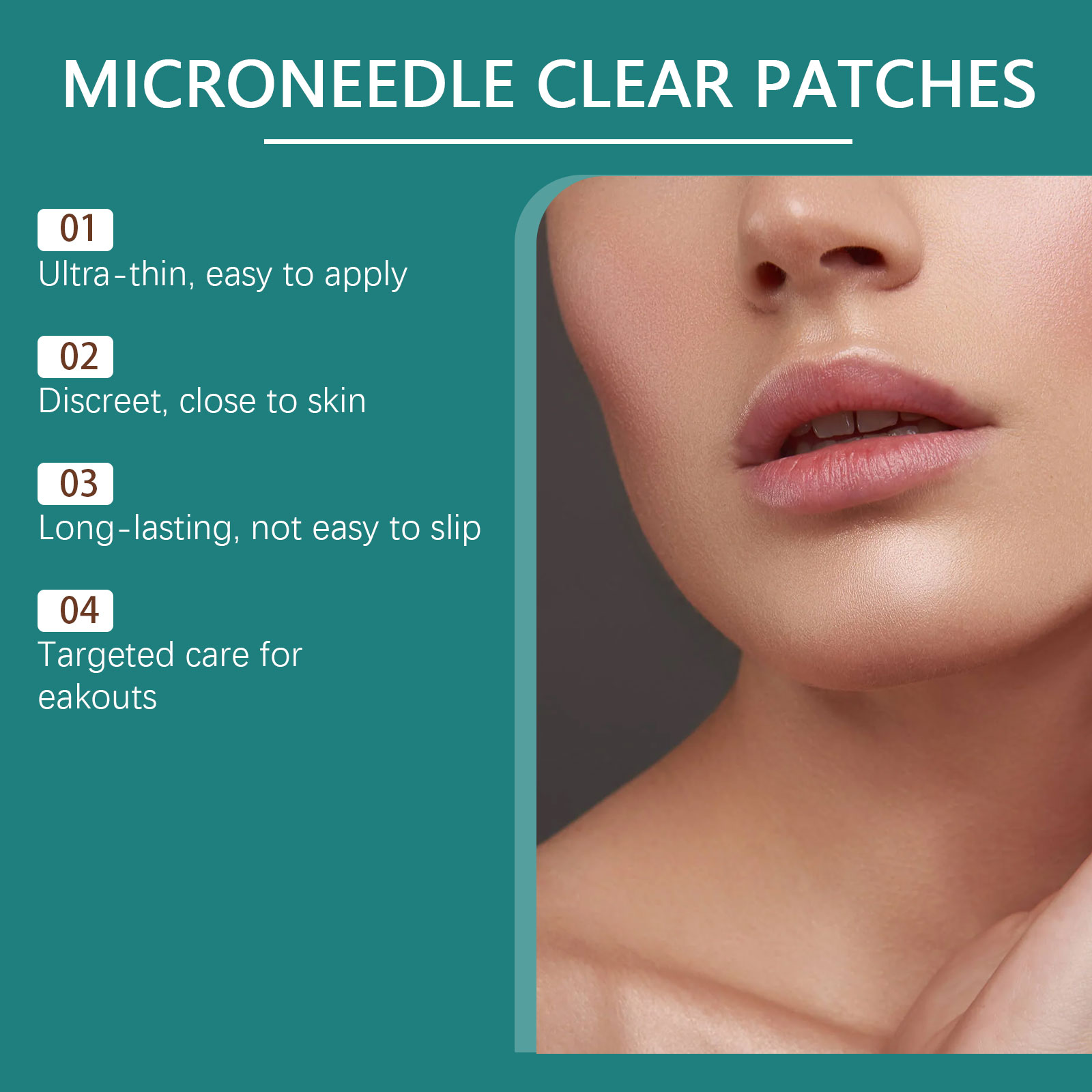 Skin Care Patch Mild Clean Smooth Breathable Soft Material Face Body Acne Spot