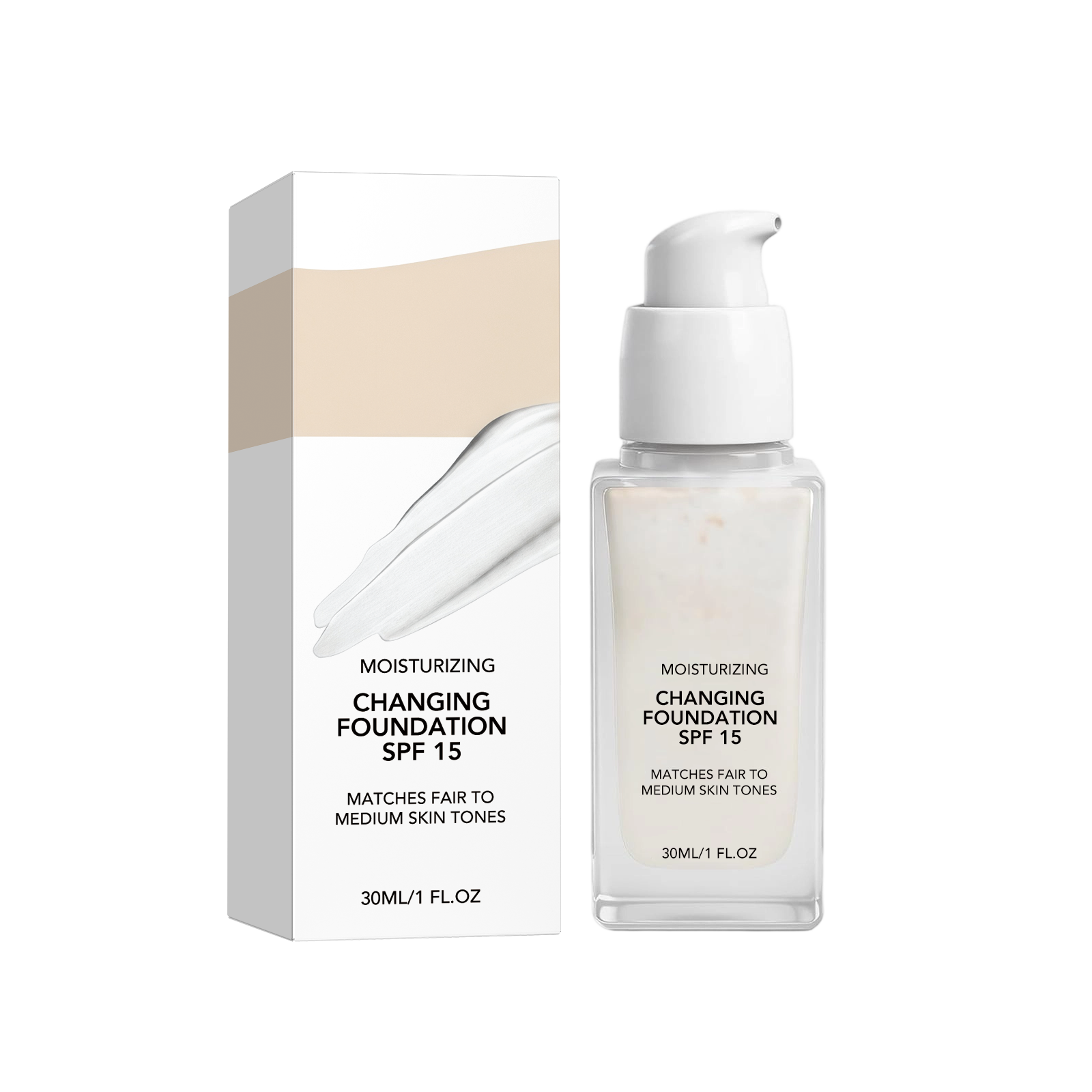 Moisturizing Temperature Changing Foundation Hydrating Sheer Skin Adhering Delicate Soft Natural Facial Makeup