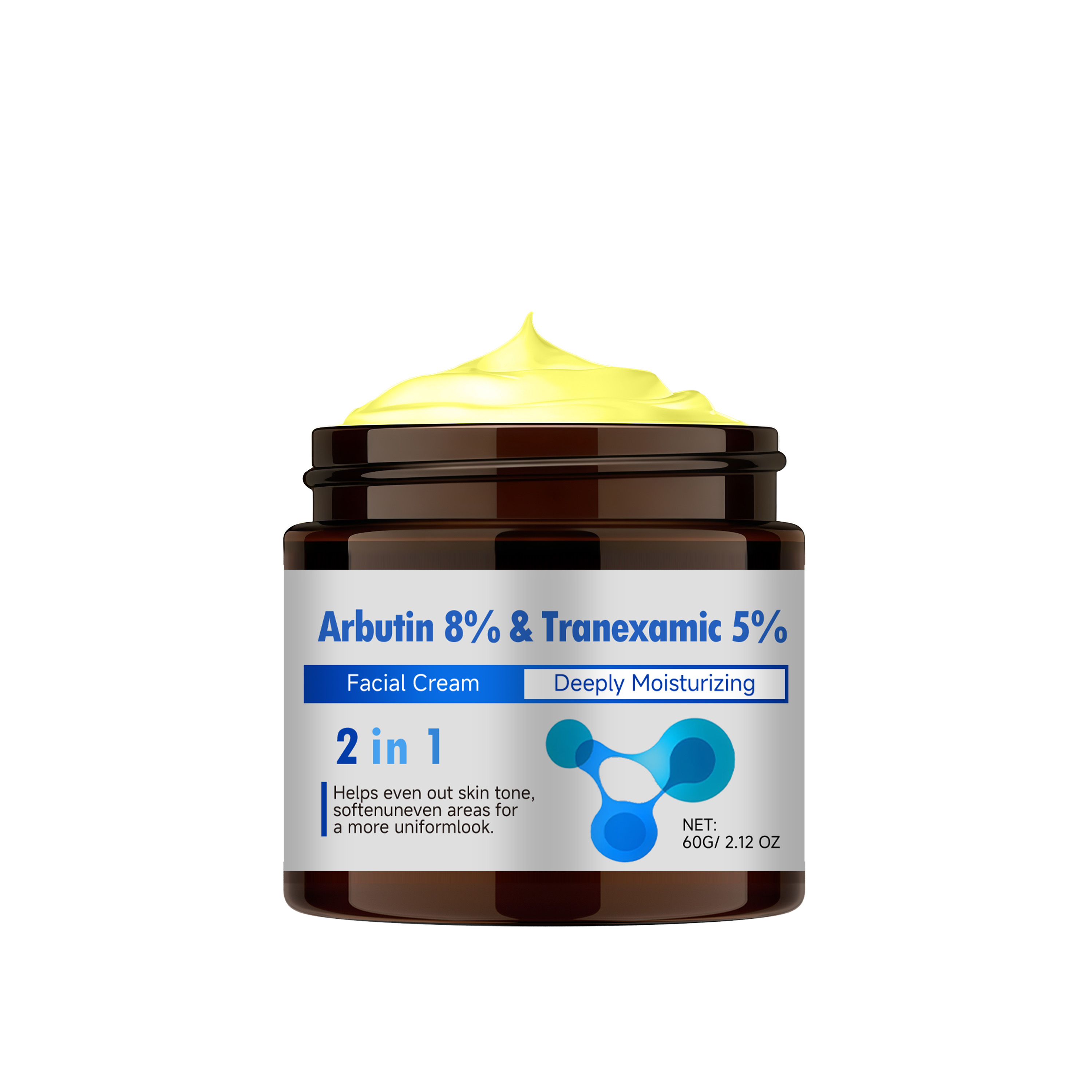 Moisturizing Care Cream Light Glossy Fresh Smooth Delicate Hydrating Fast Absorb Gentle Spread Facial