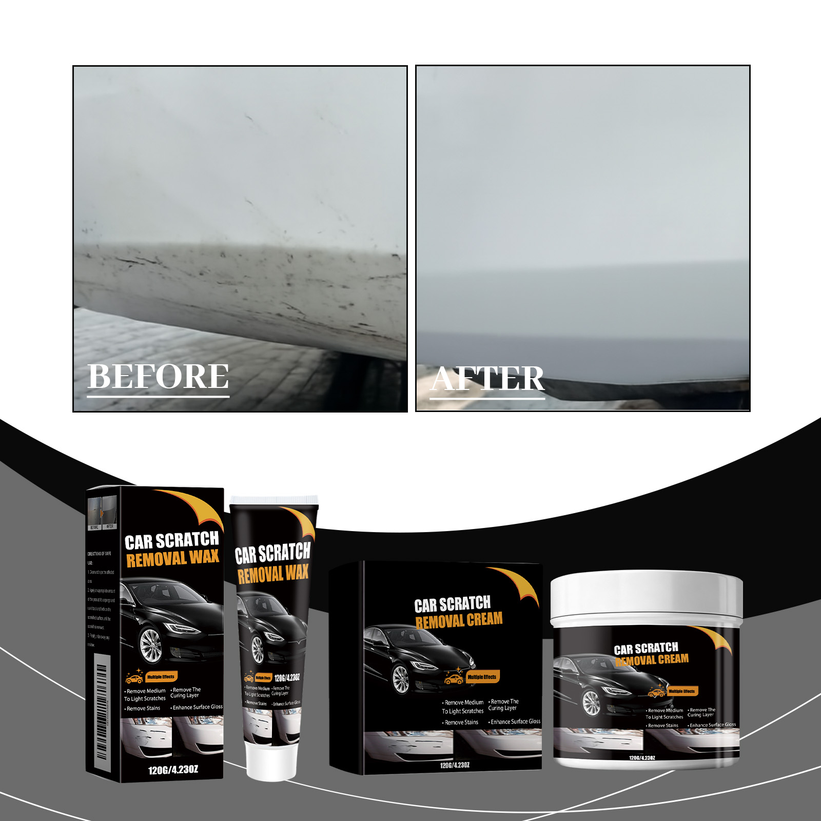 Car Scratch Care Paste Polish Maintain Bright Shine Protect Paint Surface Portable Touch Up Care