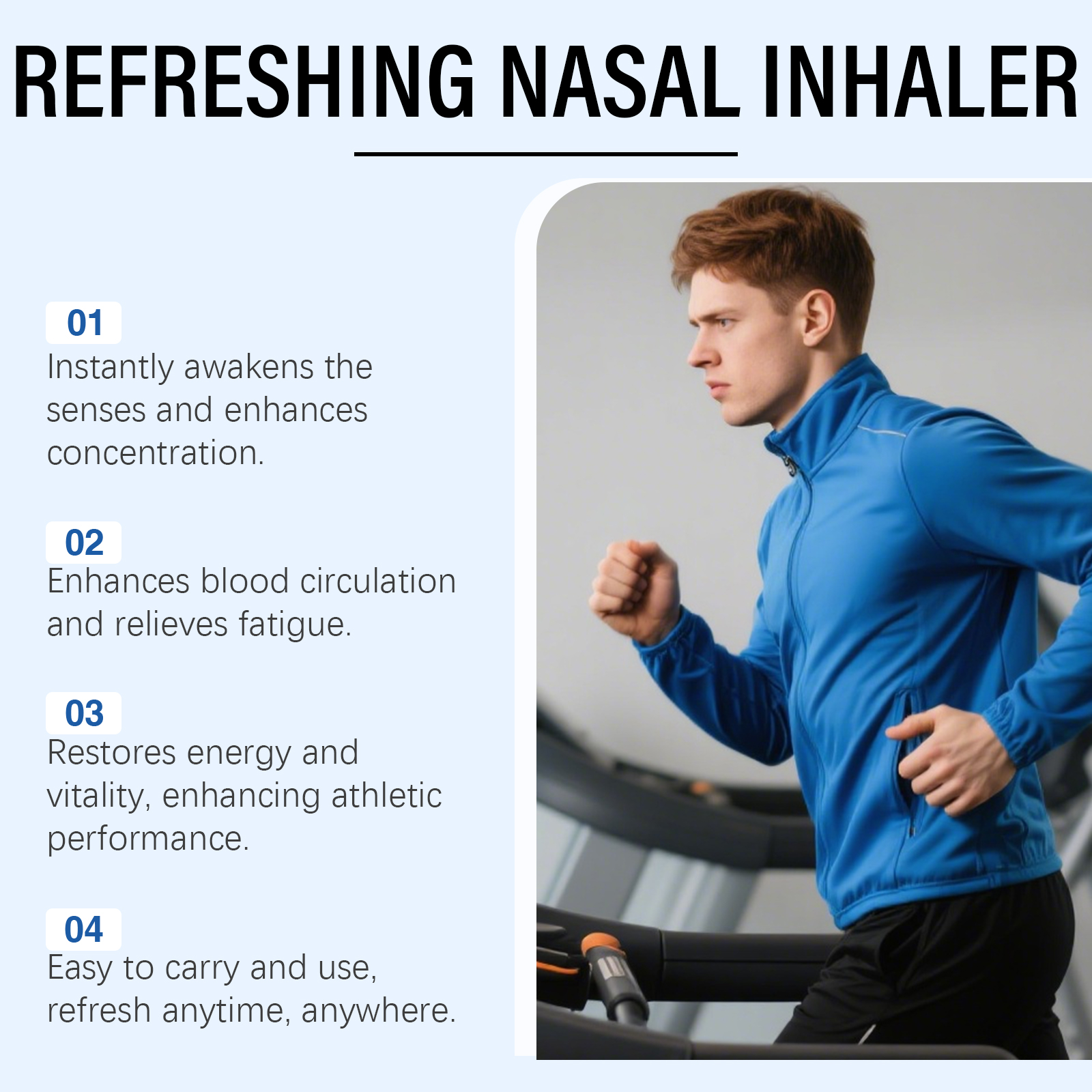 Nasal Inhaler Gentle Mild Comfort Portable Inhalation External Body Skin Daily Care Device