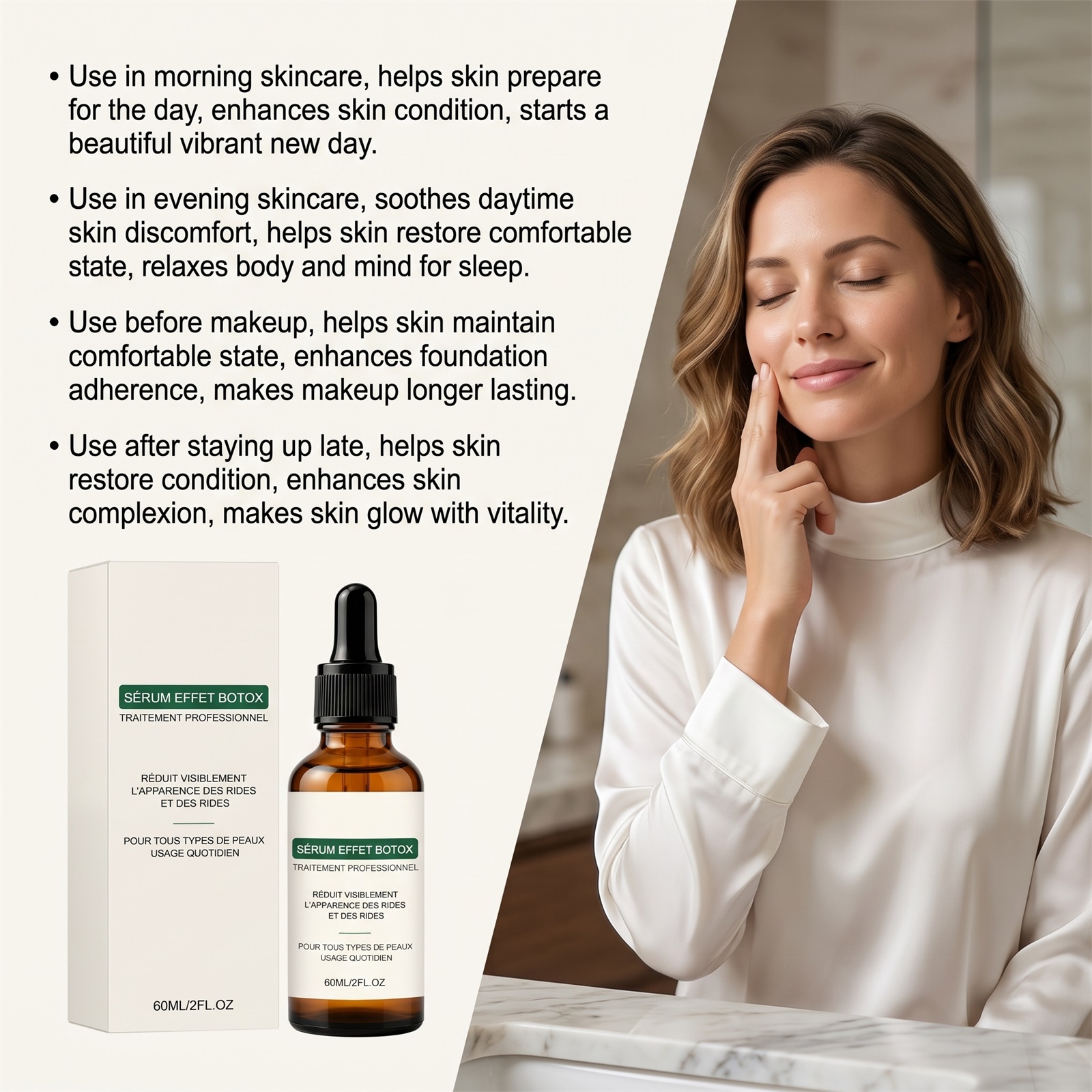 Facial Essence Liquid Delicate Moisturizing Mild Care Facial Skin Daily Refreshing Elastic Comfort Skincare Extract