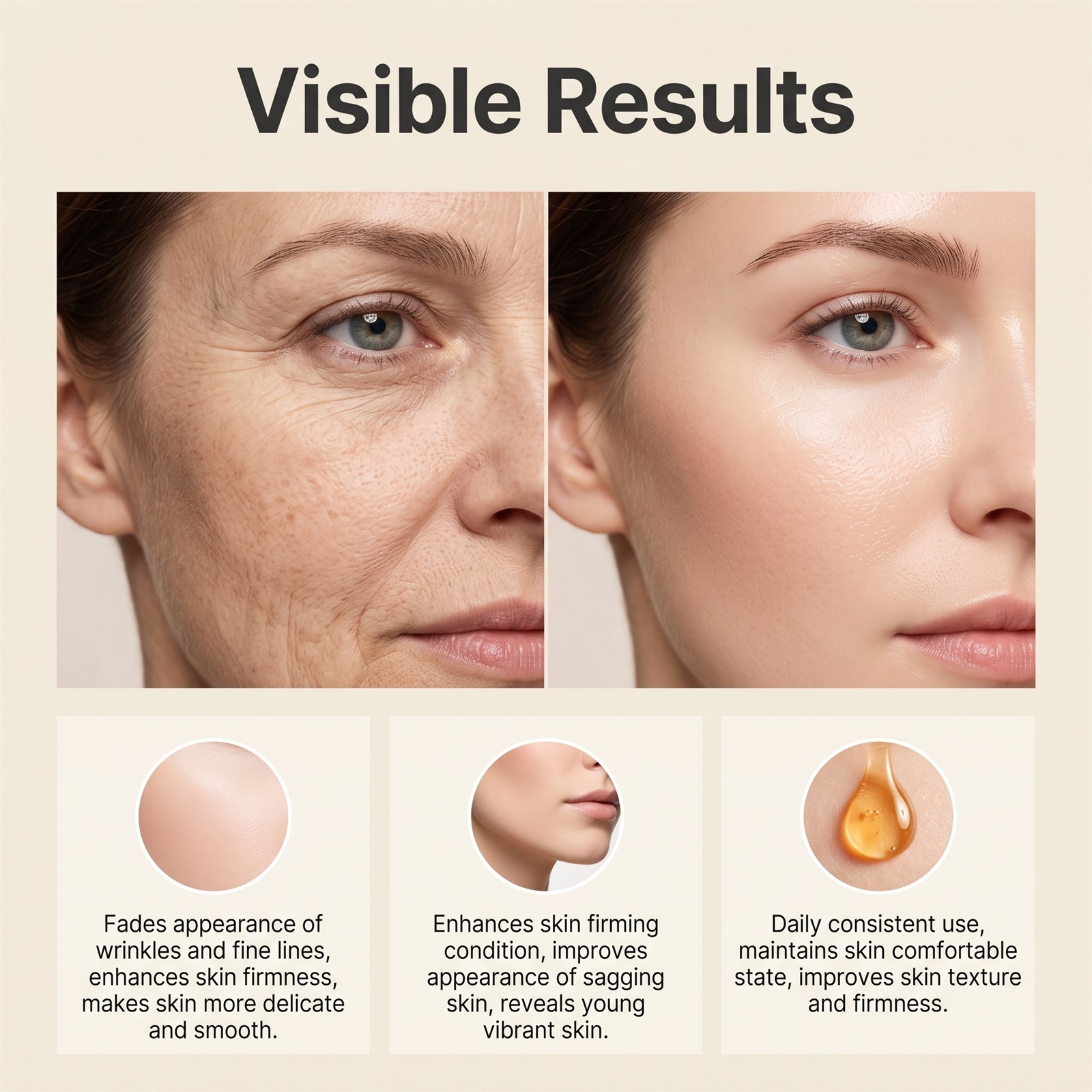 Facial Essence Liquid Delicate Moisturizing Mild Care Facial Skin Daily Refreshing Elastic Comfort Skincare Extract