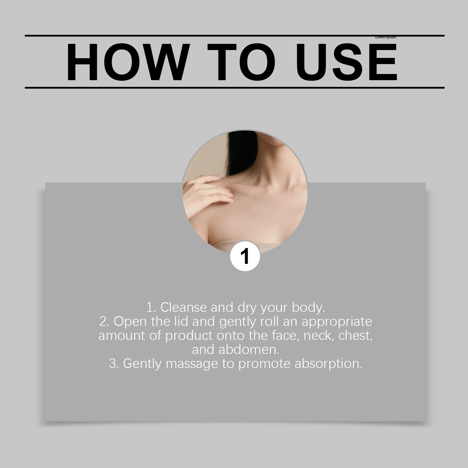 Castor Oil Moisturizing Care Roller Gentle Ingredients Nourish Whole Body Skin Convenient Daily Care Roller