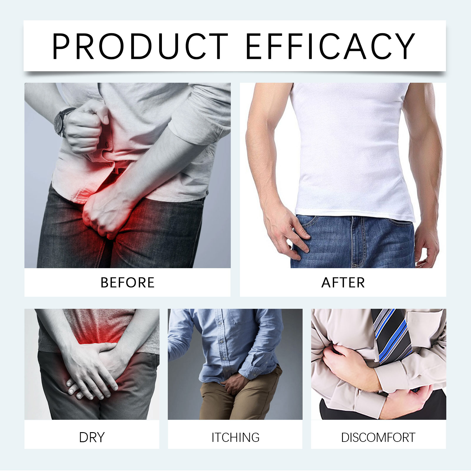 Male Care Cream Mild Ingredient Moisturizing Cleaning Odor Care Lotion External Smearing Body Comfort Nursing Ointment