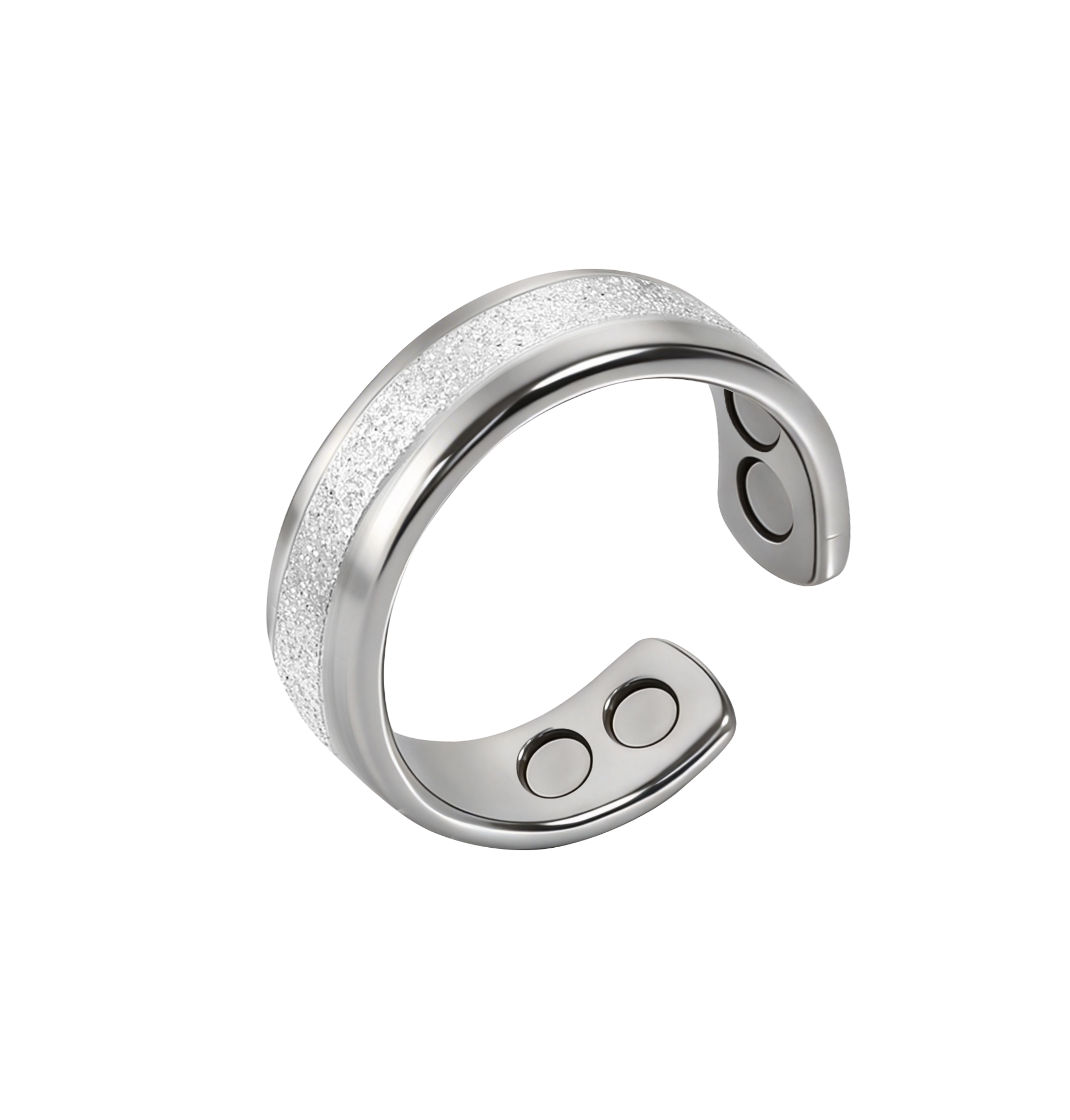 Magnet Ring Matte Gloss Simple Versatile Fashion Open Design Daily Matched Ring Multiple Color Optional