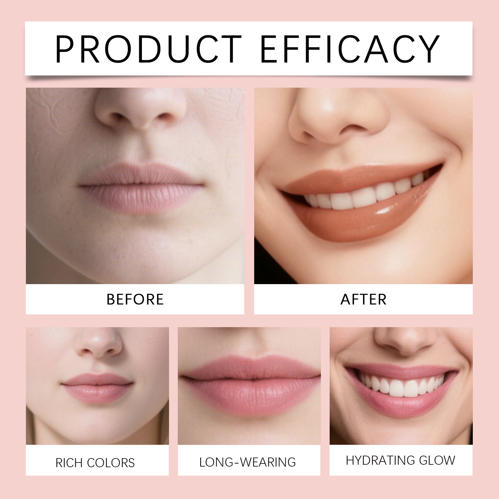 (Lavender) Multi Effect Moisturizing Lip Balm Nourish Lip Skin Hydrate Tender Delicate Daily Convenient Lip Care