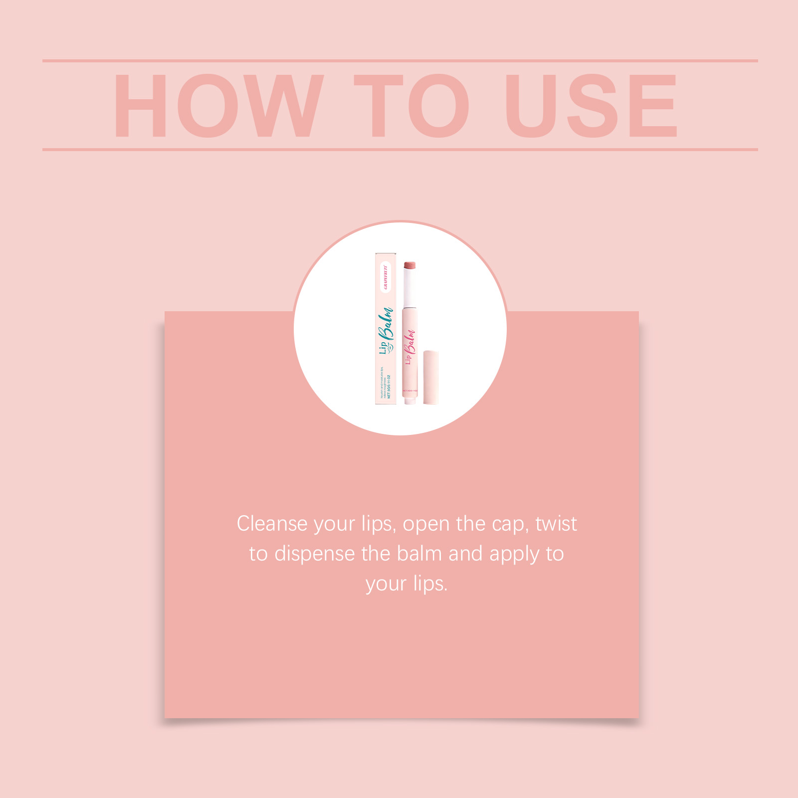 (Lavender) Multi Effect Moisturizing Lip Balm Nourish Lip Skin Hydrate Tender Delicate Daily Convenient Lip Care