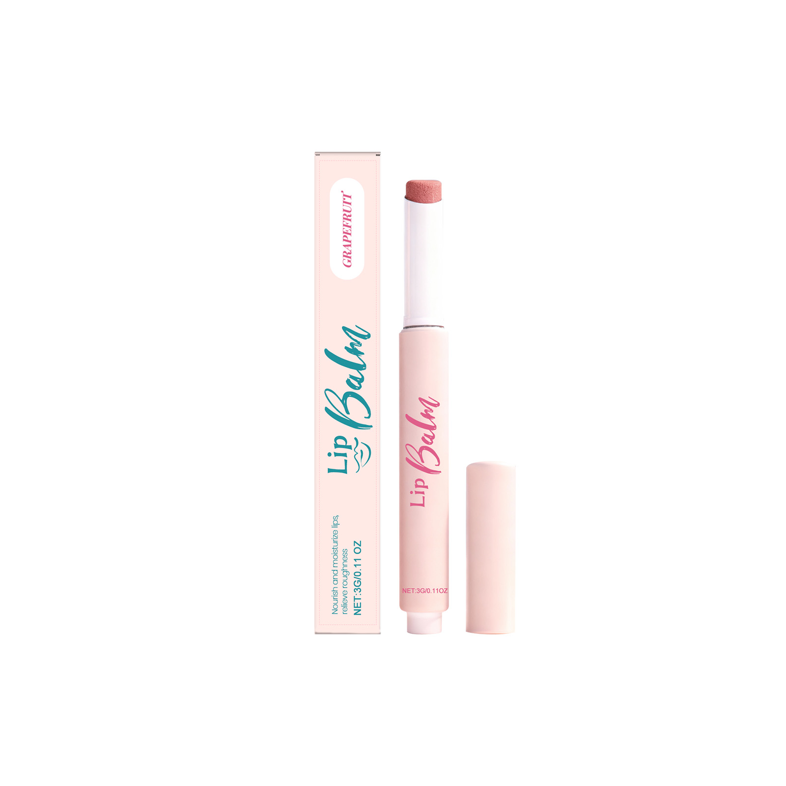 (Lavender) Multi Effect Moisturizing Lip Balm Nourish Lip Skin Hydrate Tender Delicate Daily Convenient Lip Care