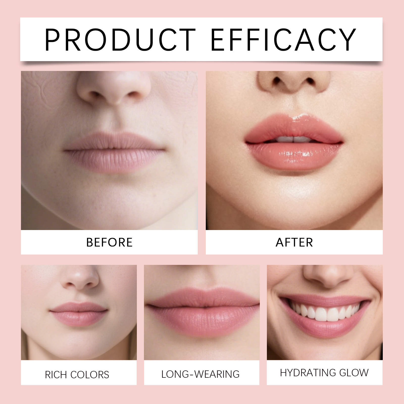 (Lavender) Multi Effect Moisturizing Lip Balm Nourish Lip Skin Hydrate Tender Delicate Daily Convenient Lip Care