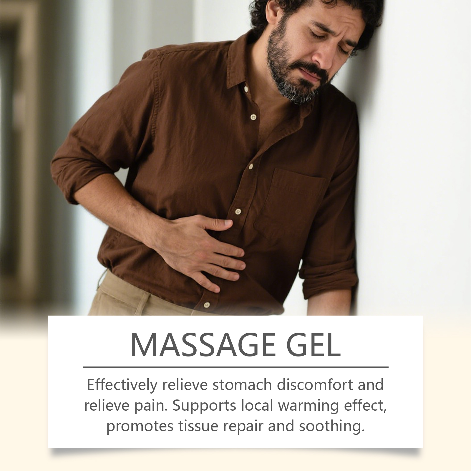 Body Massage Gel Mild Ingredients Nourish Skin Comfort Daily External Care Ointment