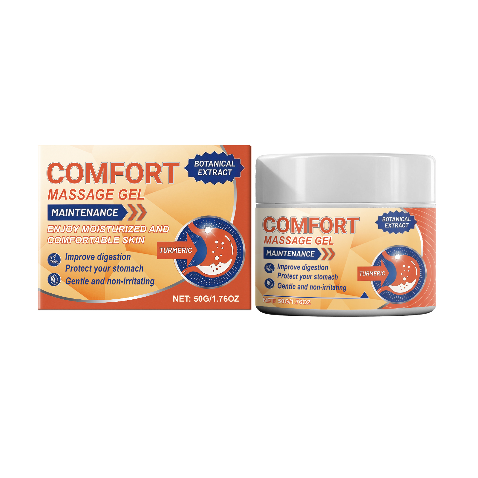 Body Massage Gel Mild Ingredients Nourish Skin Comfort Daily External Care Ointment