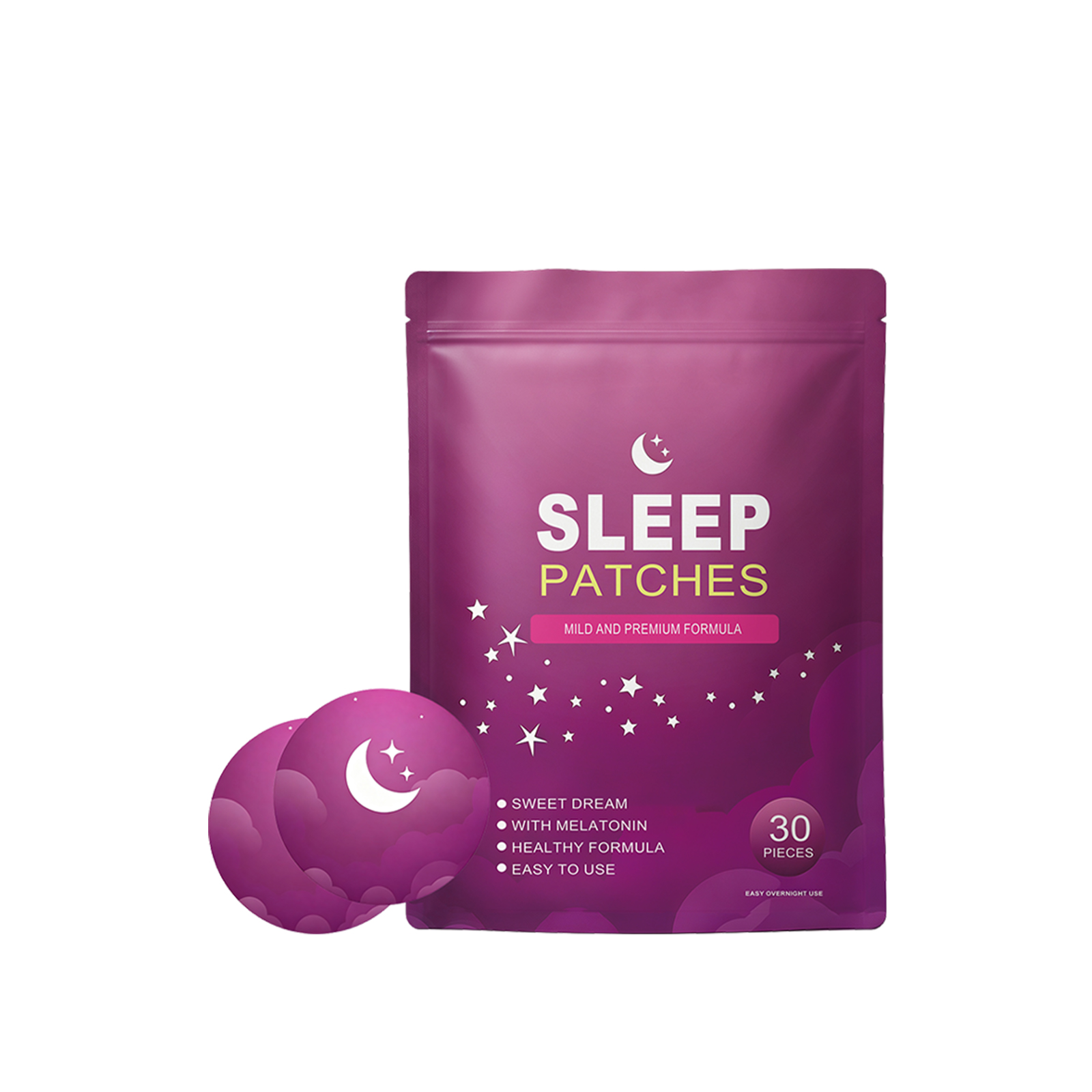 Sleep Relax Patch Thin Skin Friendly Scent Slow Release Portable Mild Wear All Night Sticker