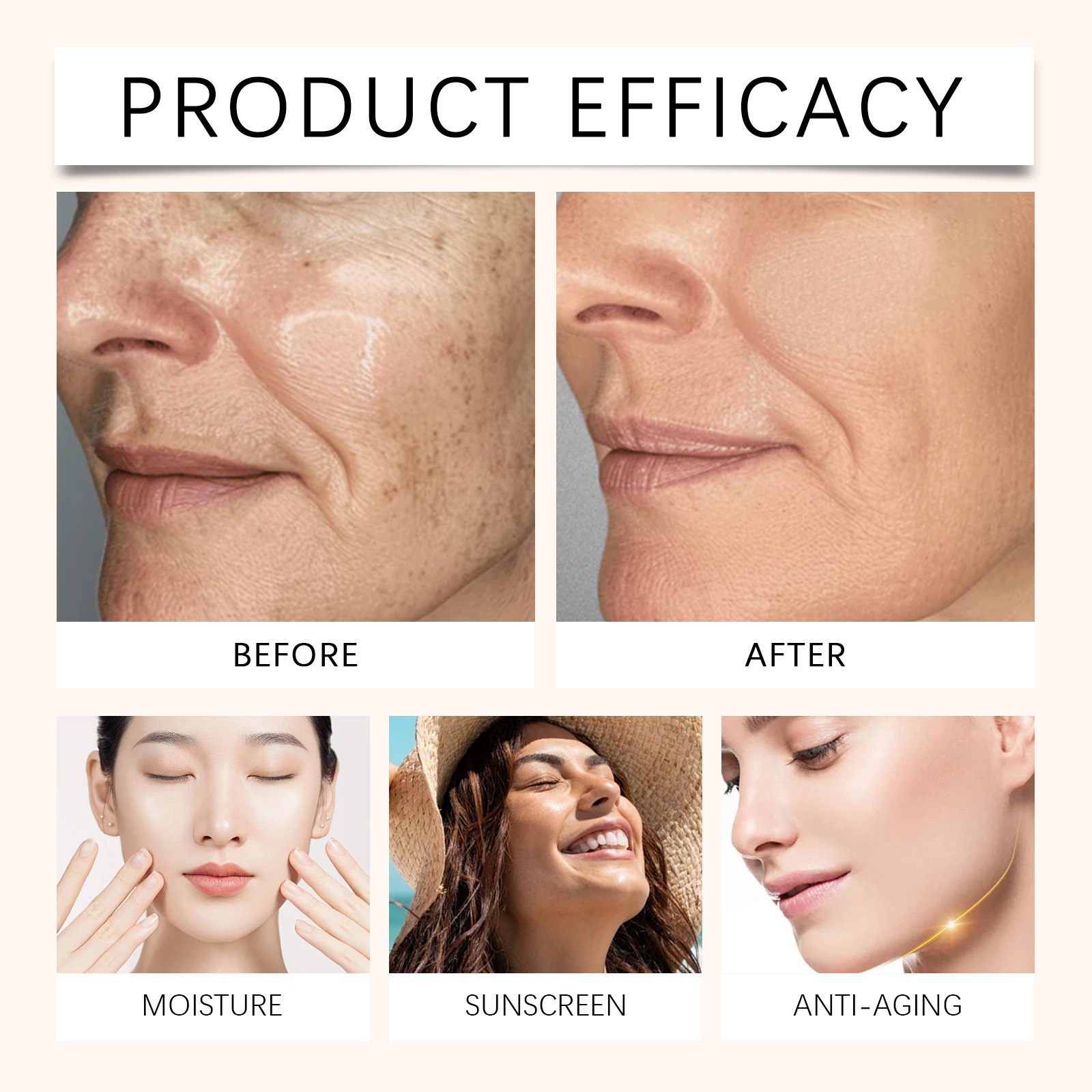 Temperature Sensitive Color Changing Foundation Deep Skin Tone For Daily Facial Makeup Application