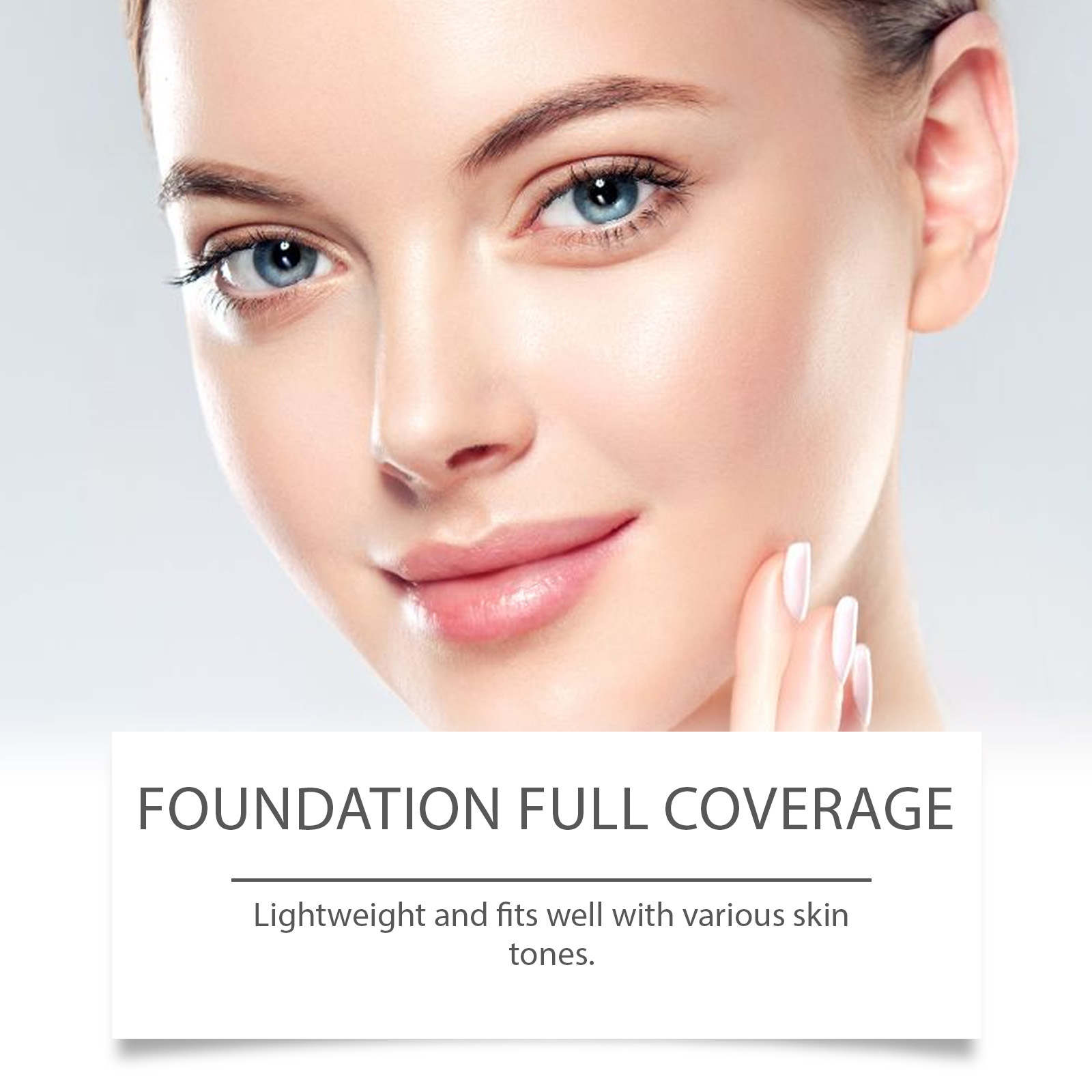 Temperature Sensitive Color Changing Foundation Deep Skin Tone For Daily Facial Makeup Application