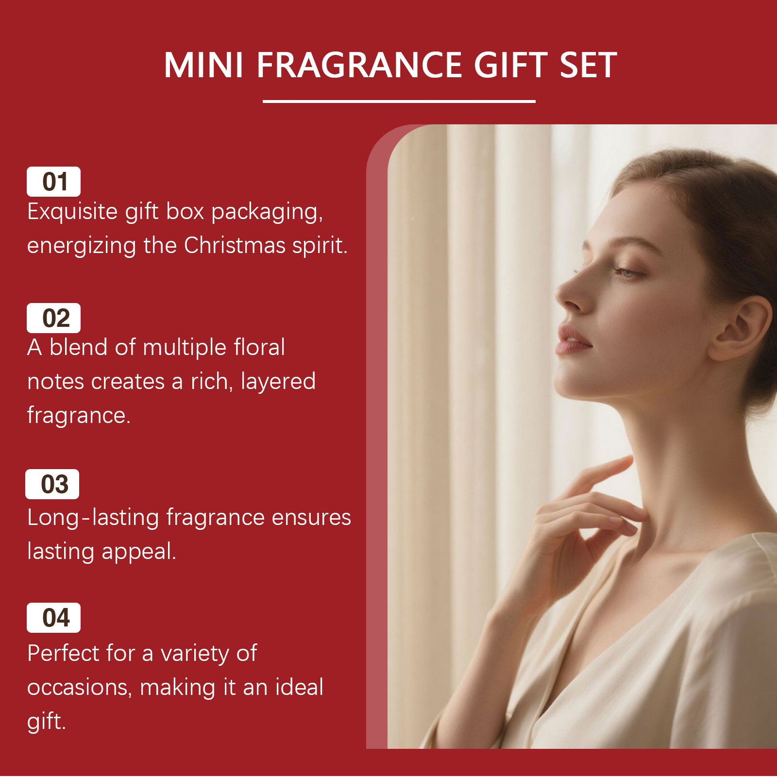 Roxelis Heart Dream Fragrance Mini Gift Box Natural Fresh Long Lasting Elegant Light Scent Daily Couple Date