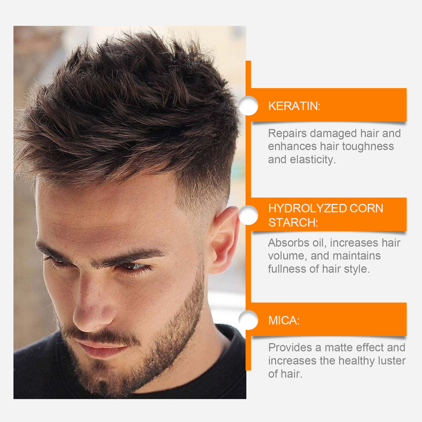 Matte Styling Powder Fluffy Hair Oil Control Refreshing Long Lasting Natural Setting Hair Styling For Hair