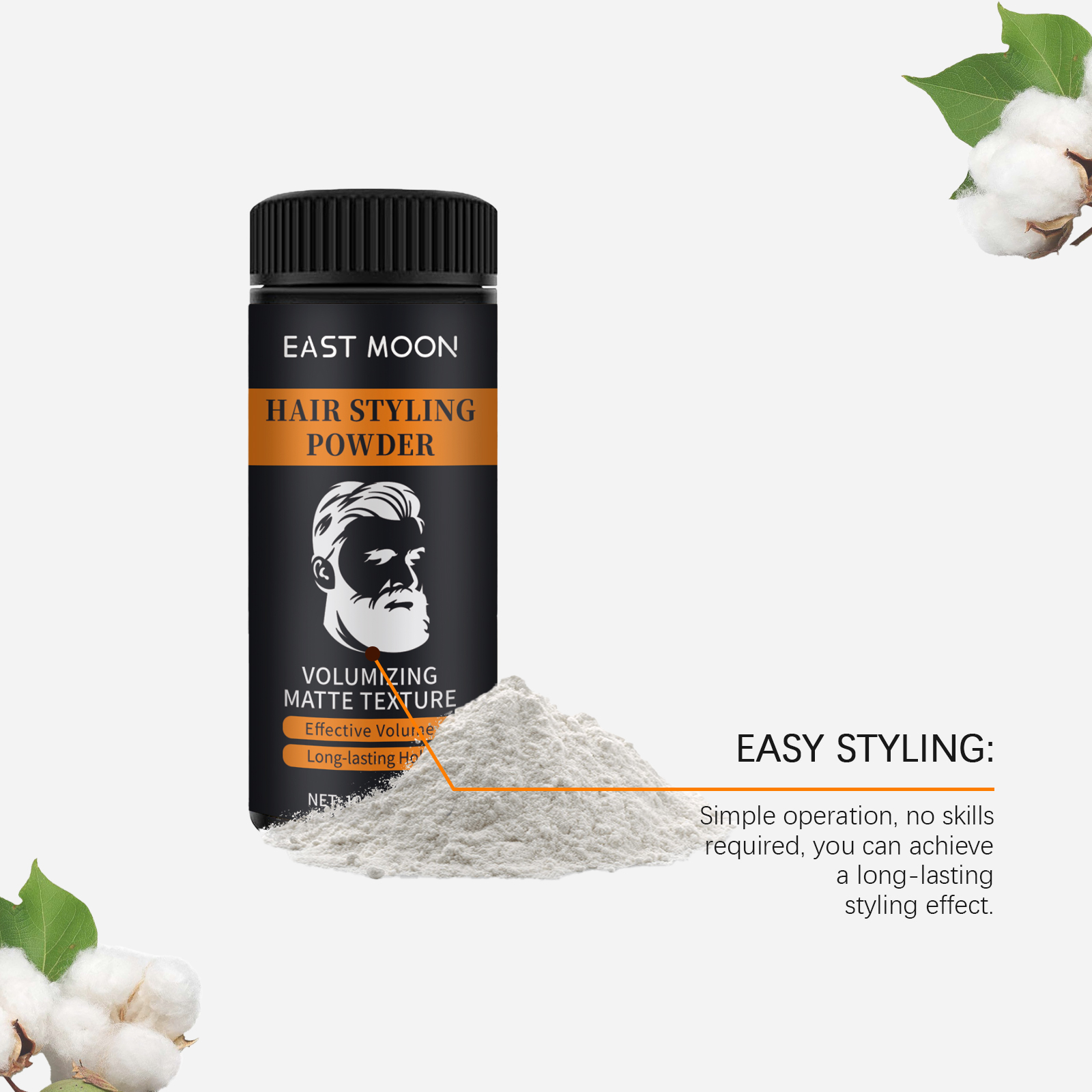 Matte Styling Powder Fluffy Hair Oil Control Refreshing Long Lasting Natural Setting Hair Styling For Hair