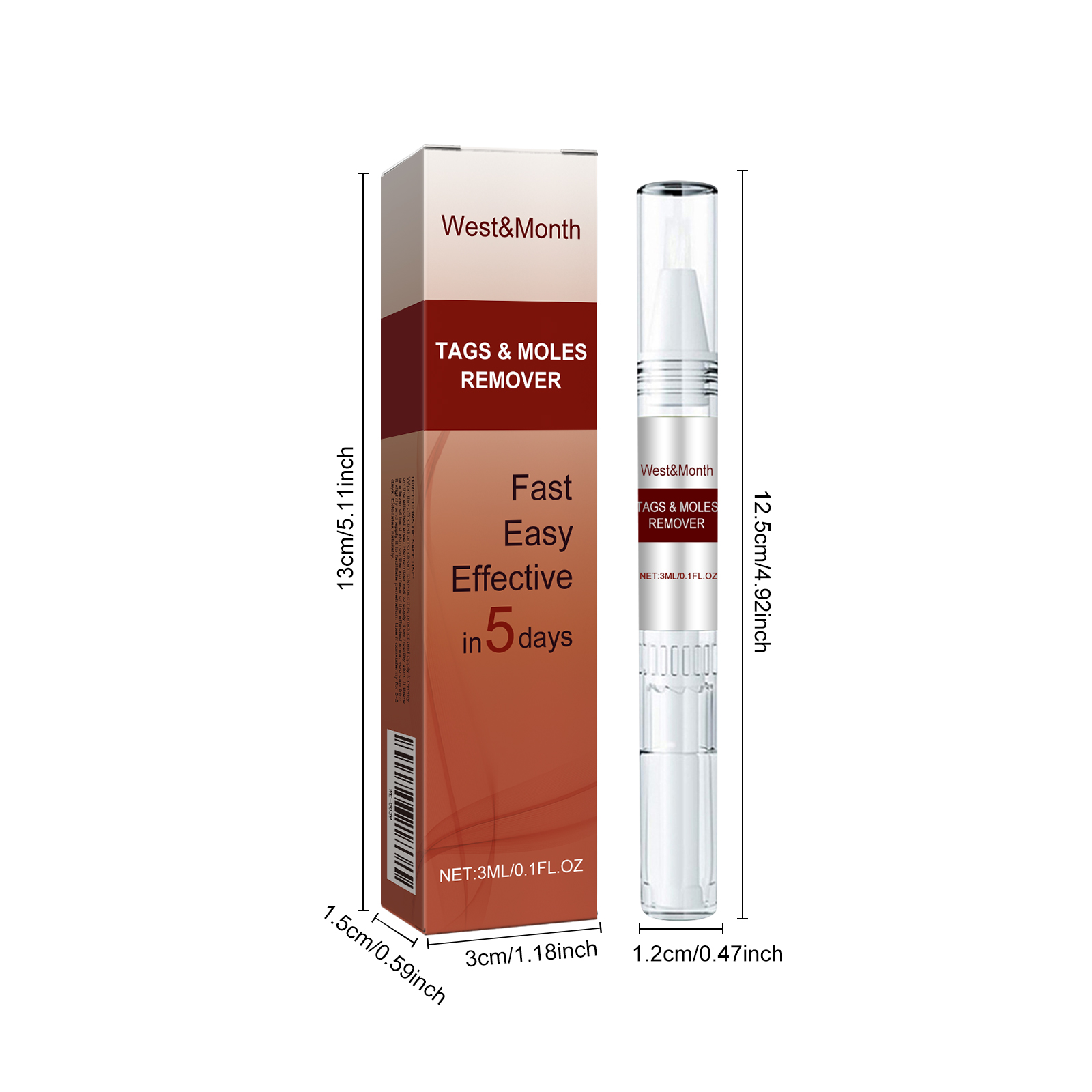 Body Care Pen Skin Tag Remover Cleansing Warts Corns Softening Keratin For Smooth Skin Daily Treatment
