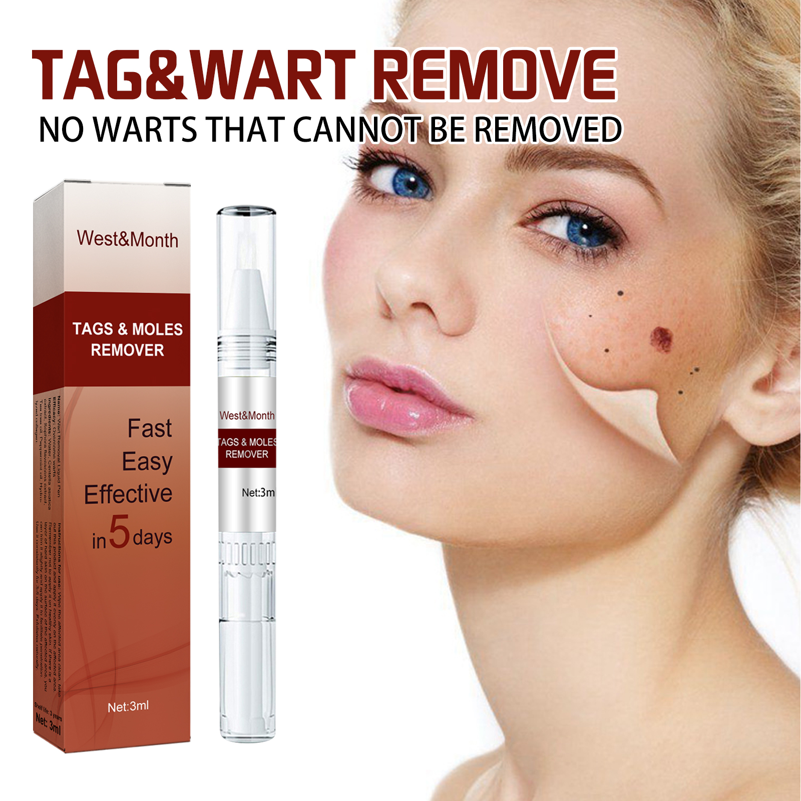 Body Care Pen Skin Tag Remover Cleansing Warts Corns Softening Keratin For Smooth Skin Daily Treatment