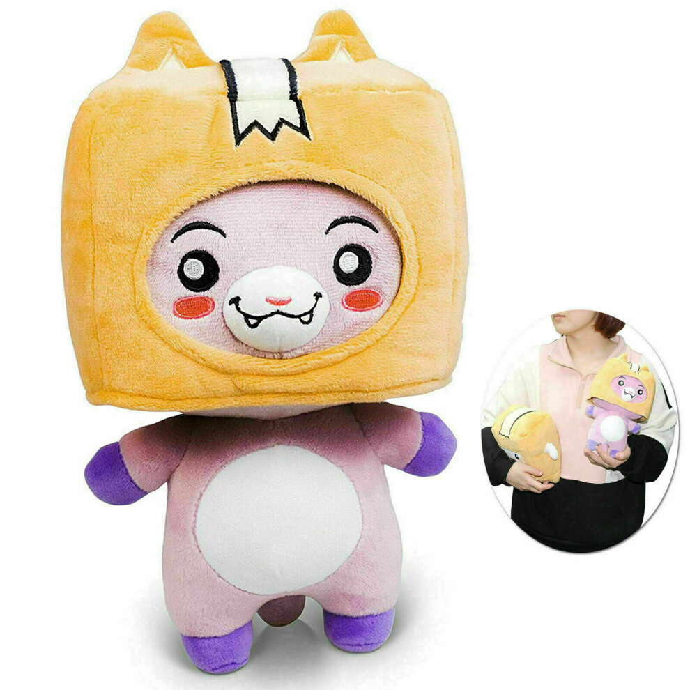 (ROCKY 29cm/11.4in) Lankybox BOXY FOXY ROCKY Plush Toy Stuffed Doll Kids Toys