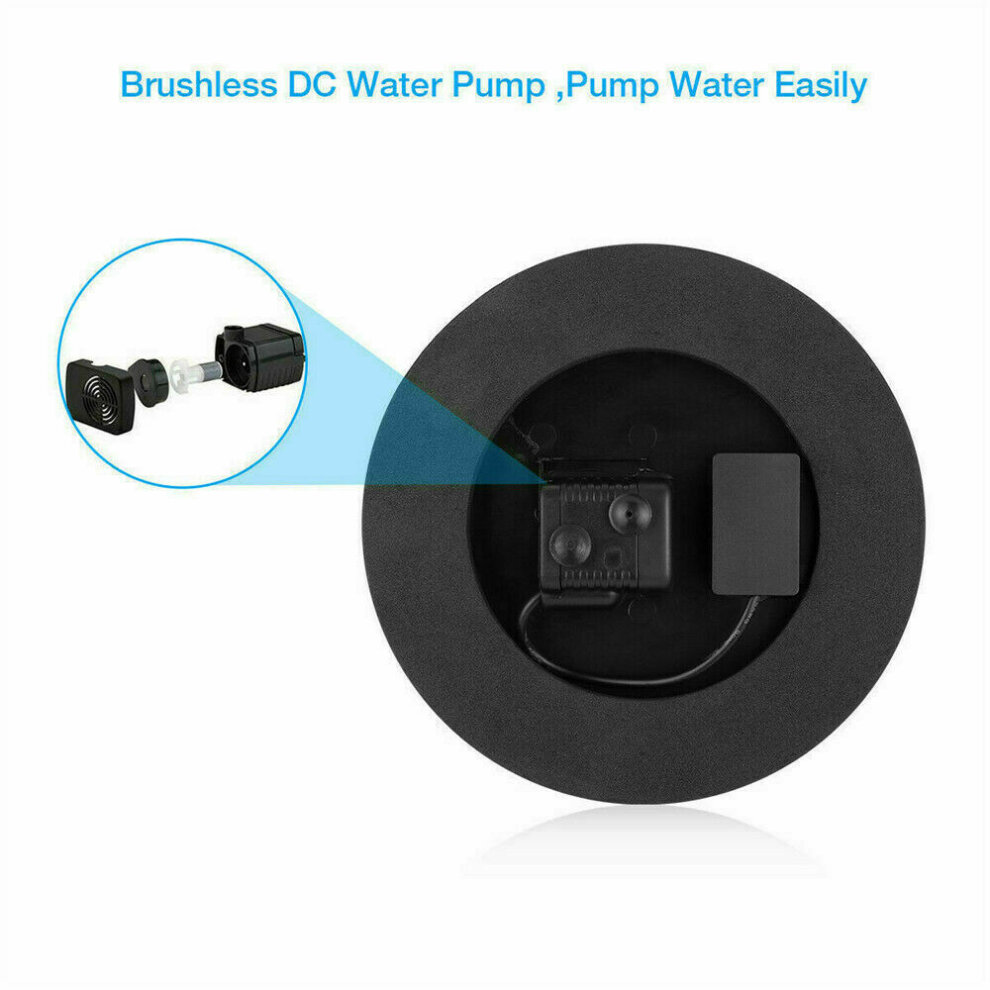 Solar Powered Floating Pump Water Fountain Birdbath Pond Pool Garden