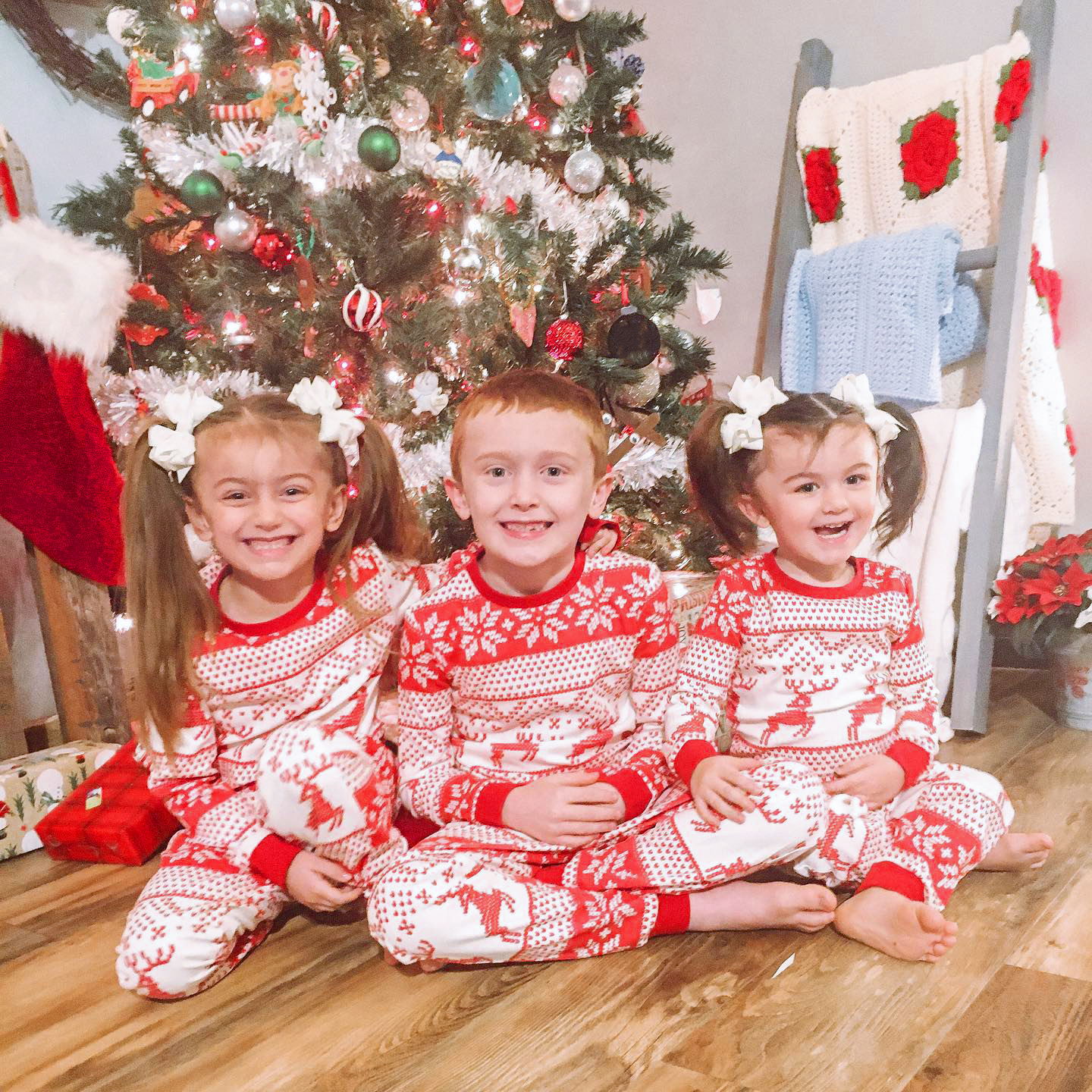(Baby 3M) 2023 Family Matching Clothes Christmas Pajamas Set Mother Father Kids Son Matching Outfits Baby Girl Rompers Sleepwear Pyjamas XMAS PJS Suit