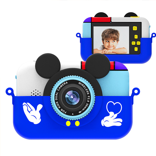Digital Camera Kids Mini Rechargeable Toy Children Camera Toy Video Camera Camcorder Recorder with 32GB Card Birthday Christmas New Year Gift for Age 3 4 5 6 7 8 9 Year Old Toddler Girls Boys