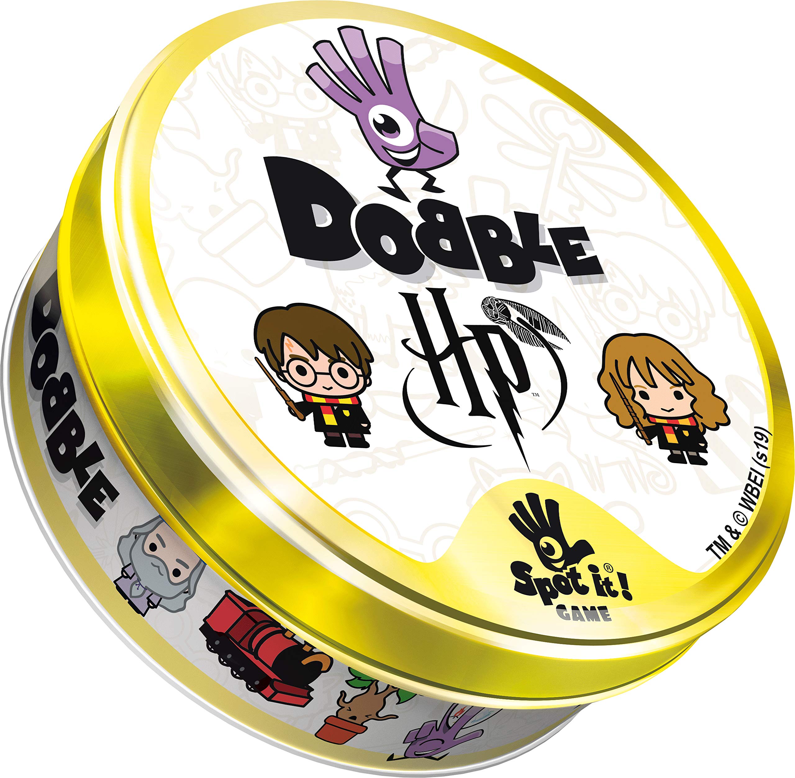 Board Game Dobble Harry Potter Italian Edition Party Family Card Game Christmas Gifts for Adults and Children Ages 6 and Up  2 to 8 Players 15 Minutes Playing Time