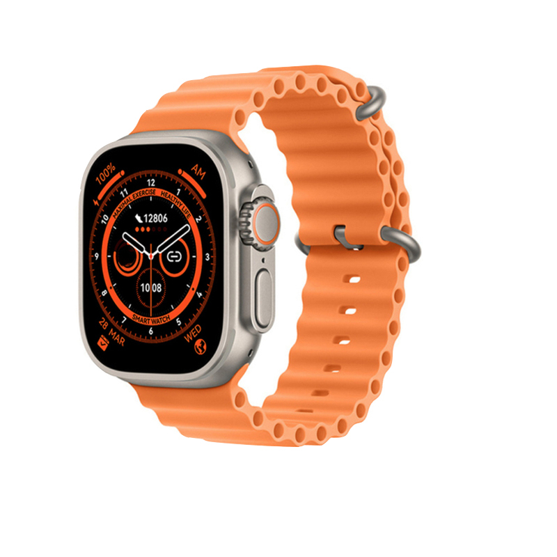 (Black) Smart Watch Men Wemen 49MM Series 8 2.02 Inch HD Sport Watch GPS 2023