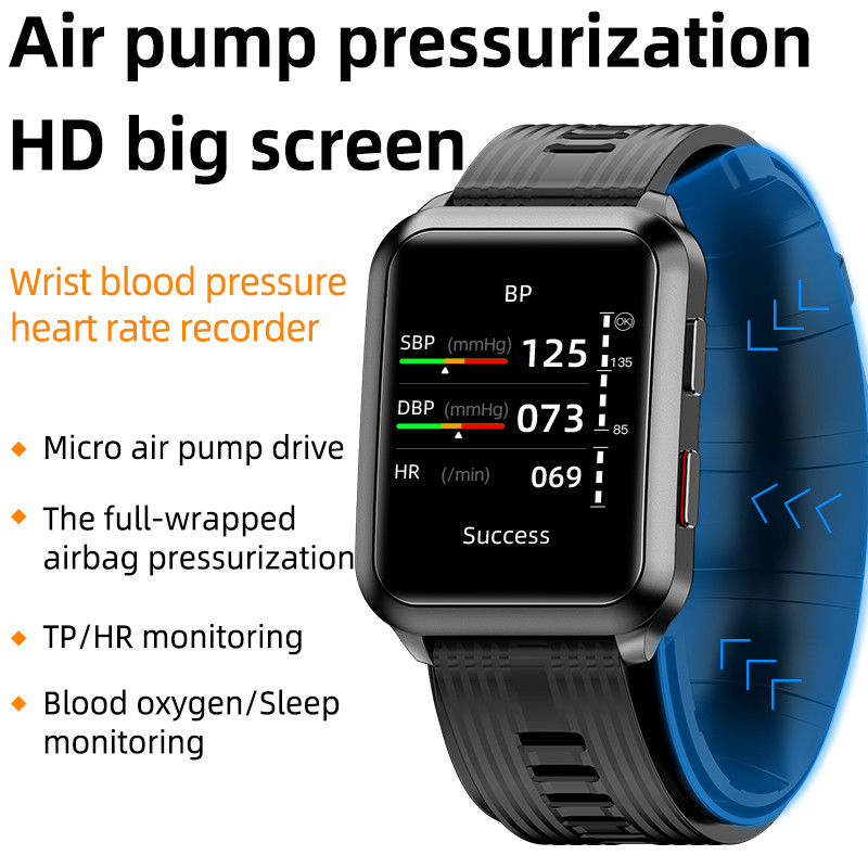 Air Pump Airbag True Blood Pressure Medical Sphygmomanometer Smart Watch