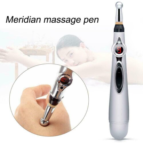 Electronic Laser Acupuncture Massager Pen Magnet Therapy Meridian Body