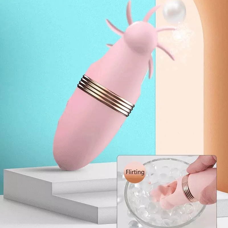 Vibrator Licking Sex Toy Clitoris Stimulator Prostate Massager Oral Nipple Sucker Vagina Massager Dildos Sucking Rotating Tongue Egg Women Masturbation