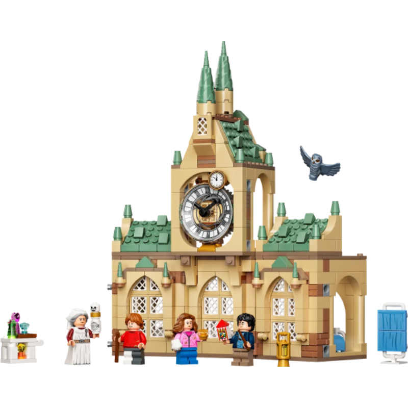 Harry Potter Hogwarts Hospital Wing Buildable Castle Toy for Kids Building Blocks Toy