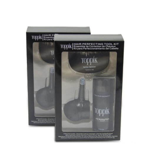 (DARK BROWN) Toppik Hair Building Fibers Keratin Thickening Spray Hair Loss Hair Regrowth Powders 3PCS Box set